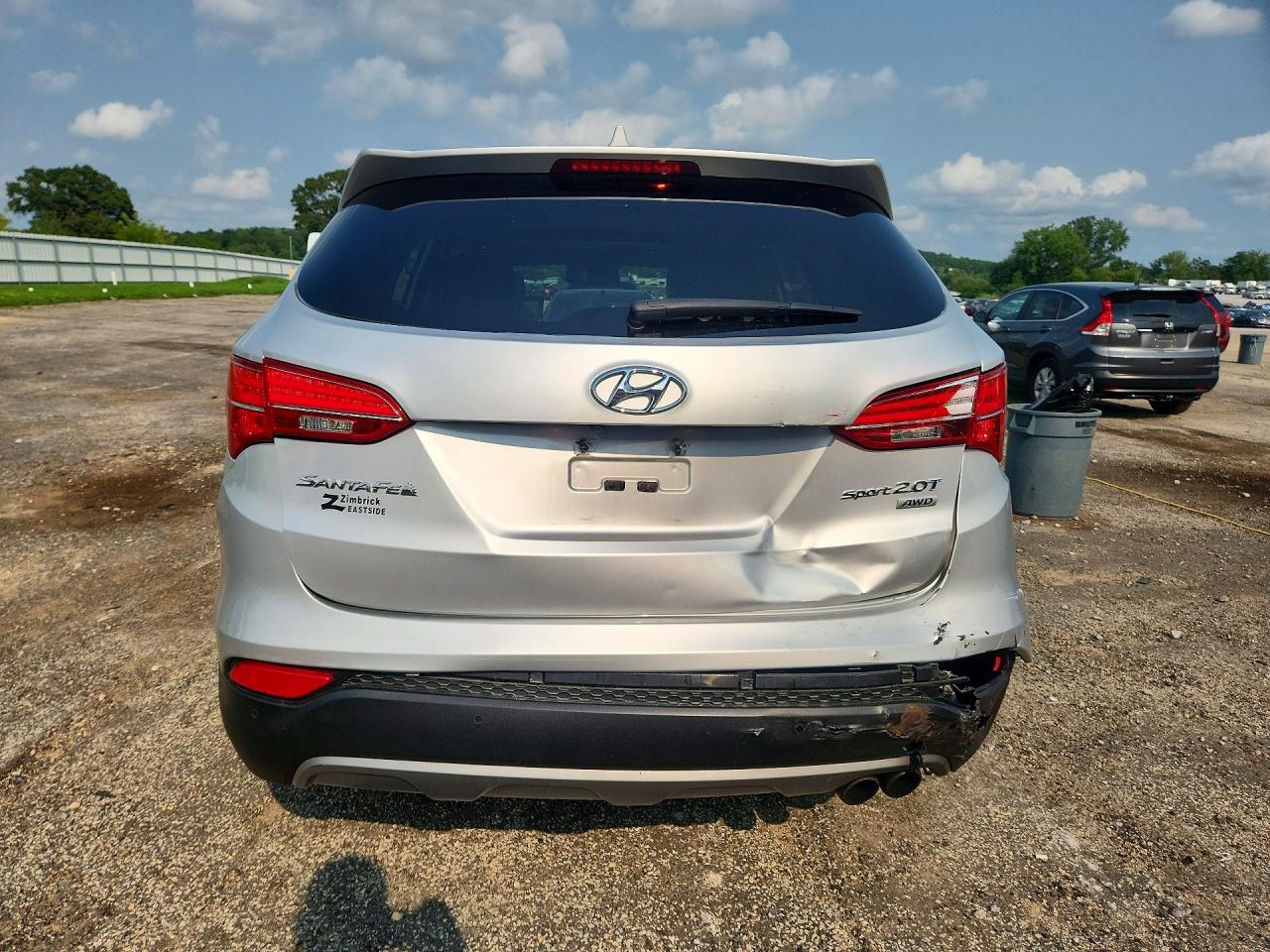 2014 Hyundai Santa Fe Sport 2.0t Silver vin: 5XYZWDLA0EG224369