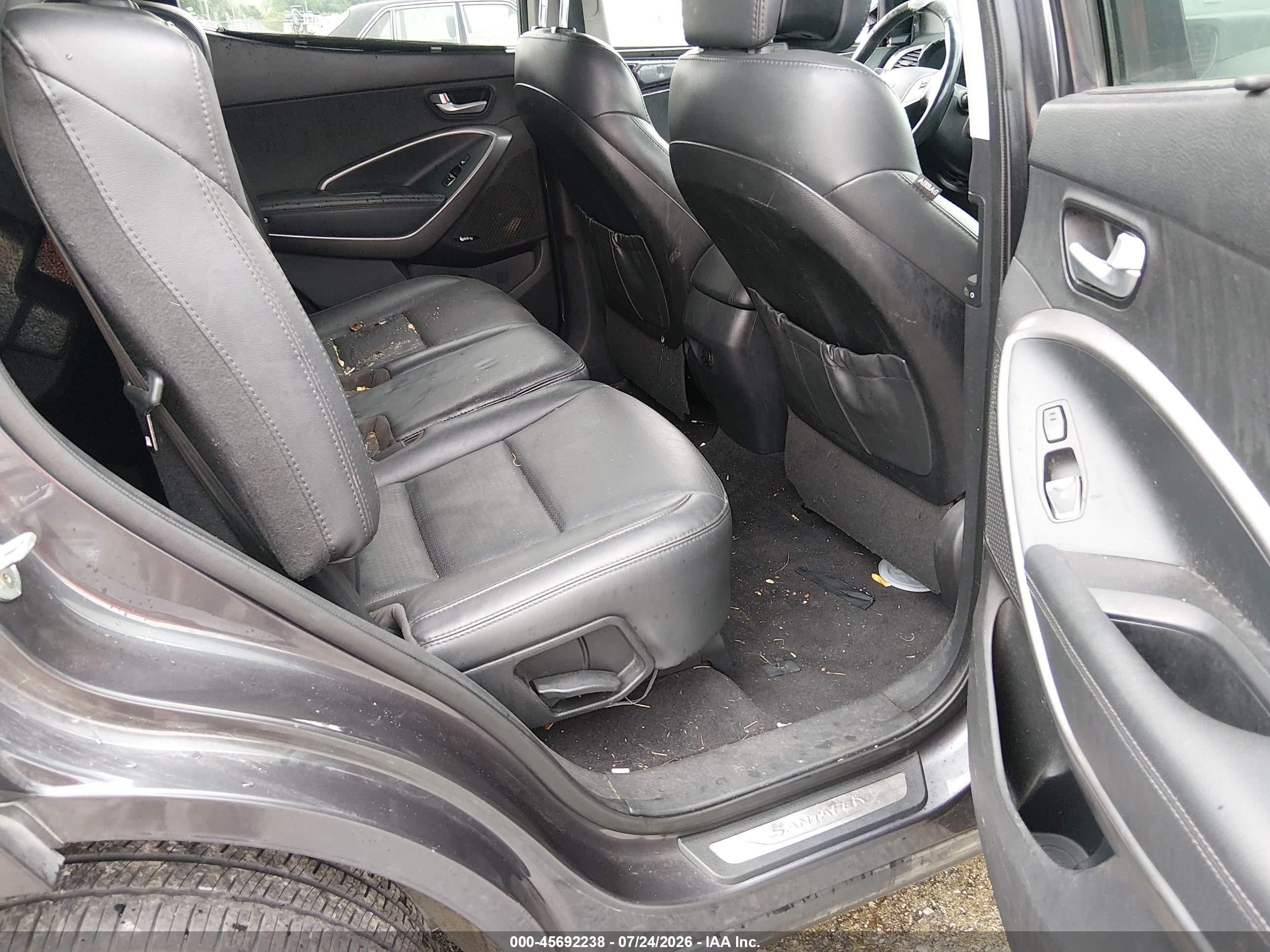 2015 Hyundai Santa Fe Sport 2.0l Turbo Gray vin: 5XYZWDLA0FG248348