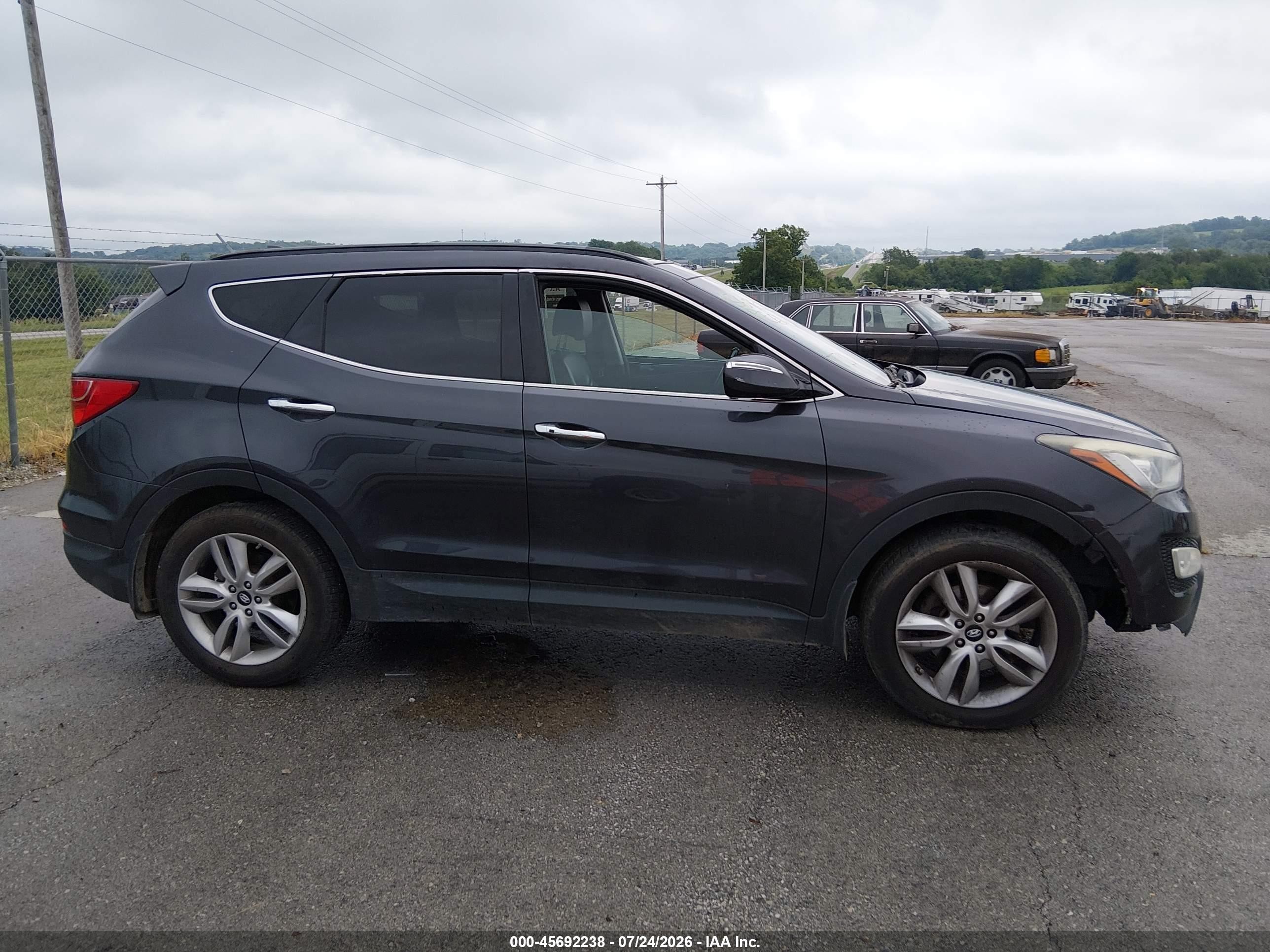 2015 Hyundai Santa Fe Sport 2.0l Turbo Gray vin: 5XYZWDLA0FG248348