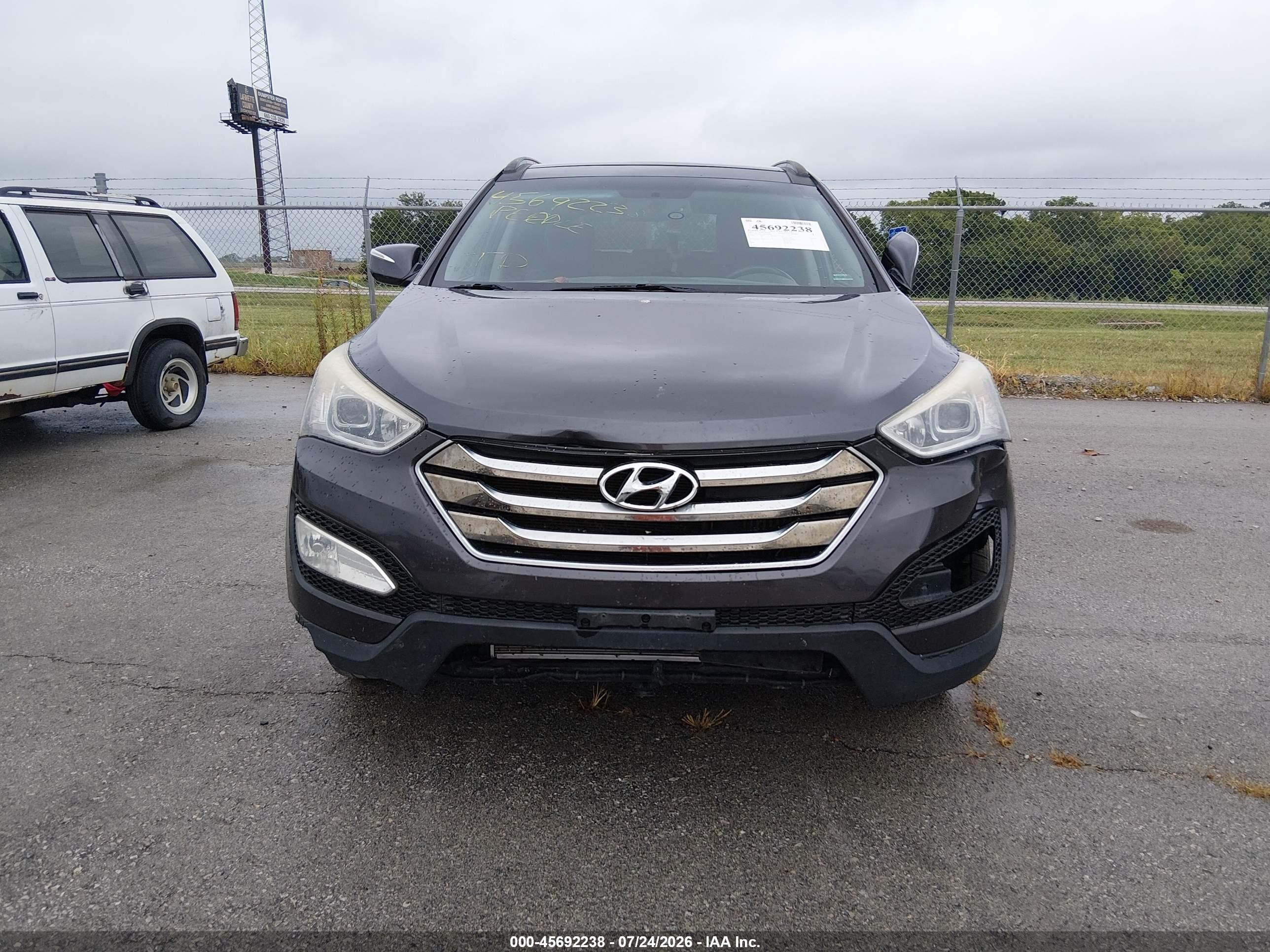 2015 Hyundai Santa Fe Sport 2.0l Turbo Gray vin: 5XYZWDLA0FG248348