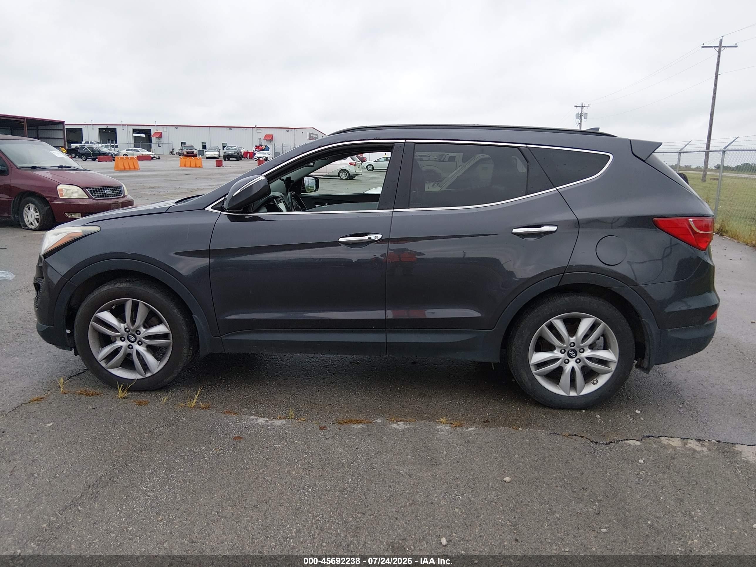 2015 Hyundai Santa Fe Sport 2.0l Turbo Gray vin: 5XYZWDLA0FG248348