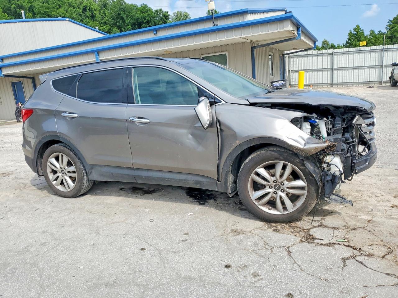 2015 Hyundai Santa Fe Sport 2.0t Gray vin: 5XYZWDLA0FG255462