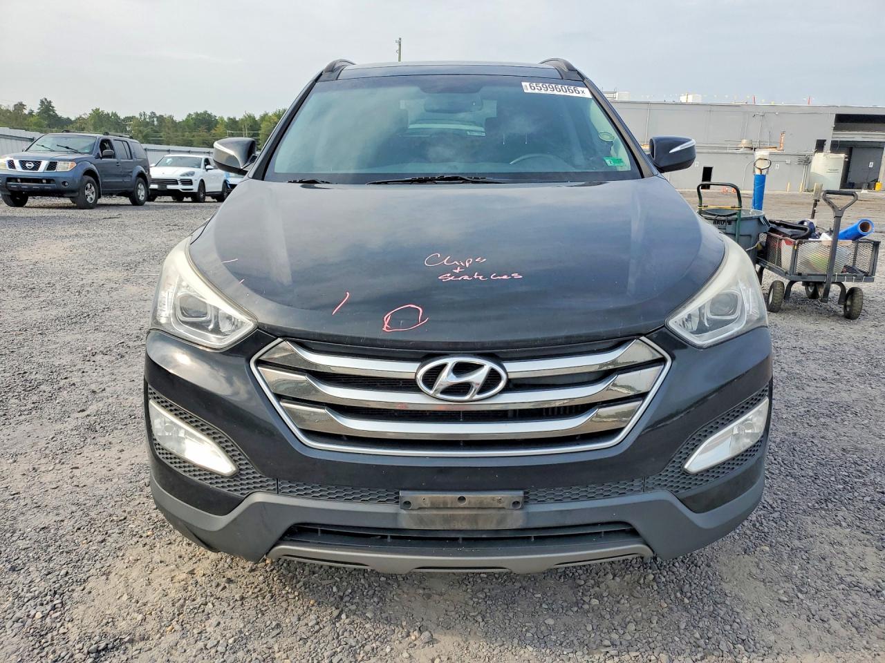 2016 Hyundai Santa Fe Sport 2.0t Черный vin: 5XYZWDLA0GG362853