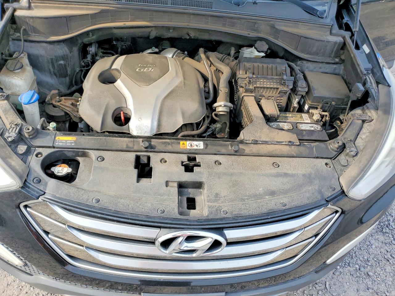 2016 Hyundai Santa Fe Sport 2.0t Черный vin: 5XYZWDLA0GG362853