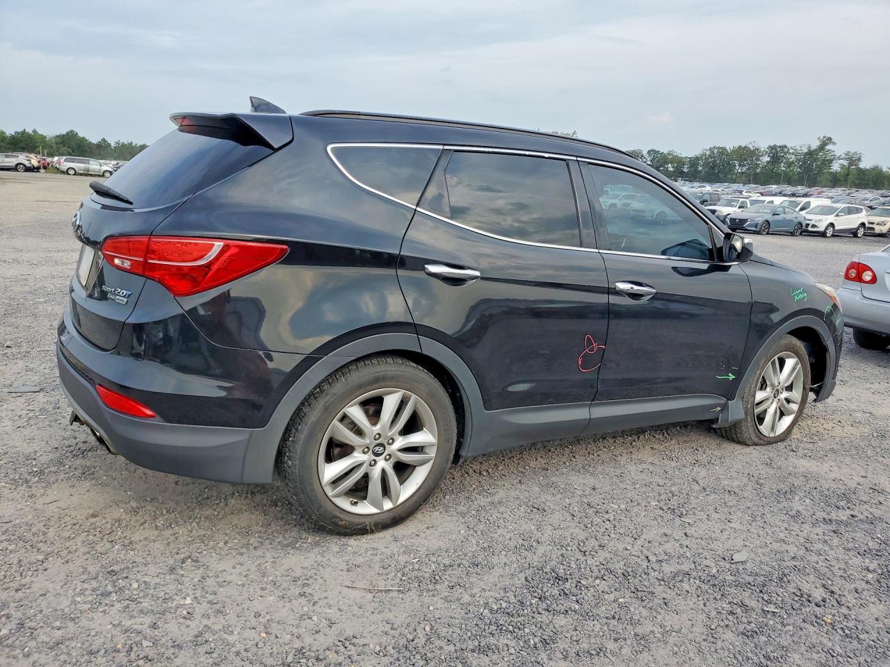 2016 Hyundai Santa Fe Sport 2.0t Черный vin: 5XYZWDLA0GG362853