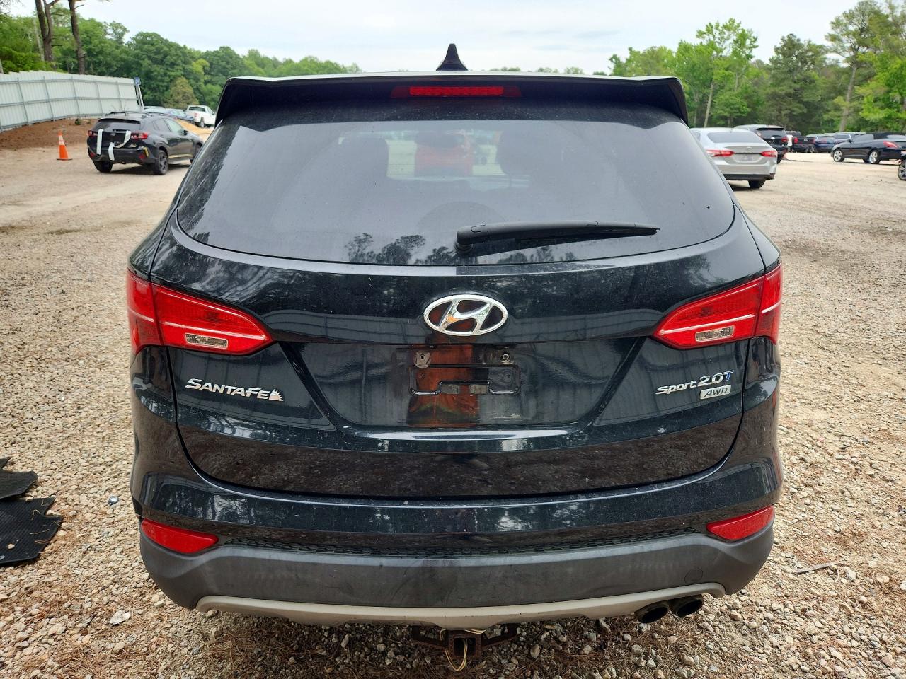 2013 Hyundai Santa Fe Sport 2.0t Black vin: 5XYZWDLA1DG027063