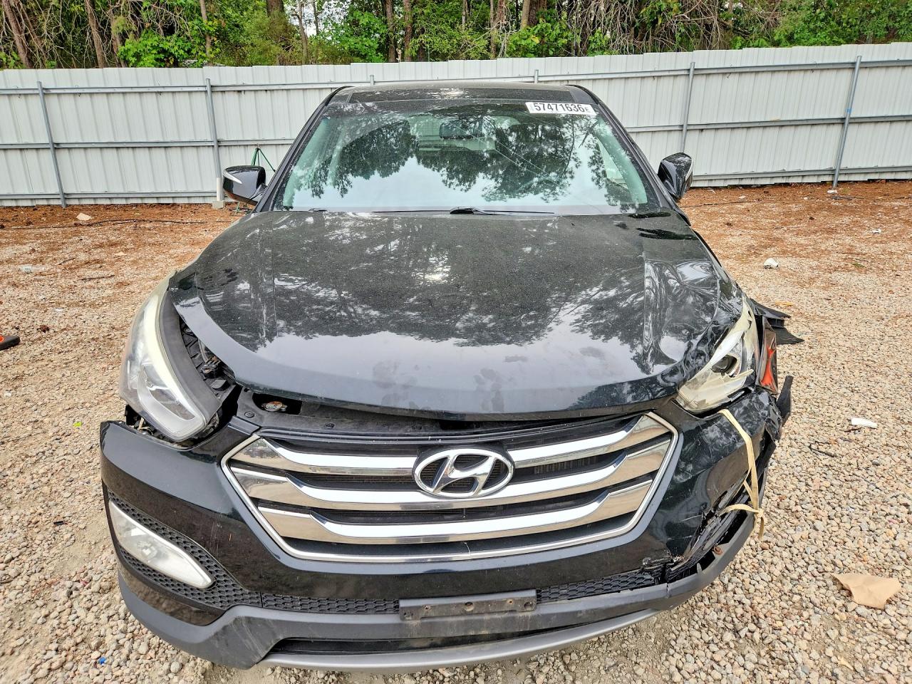 2013 Hyundai Santa Fe Sport 2.0t Black vin: 5XYZWDLA1DG027063