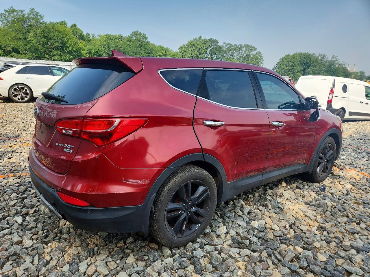 2013 Hyundai Santa Fe Sport 2.0t Maroon vin: 5XYZWDLA1DG065277