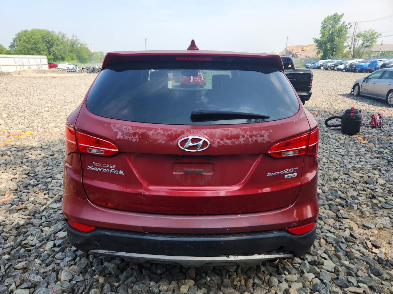 2013 Hyundai Santa Fe Sport 2.0t Maroon vin: 5XYZWDLA1DG065277