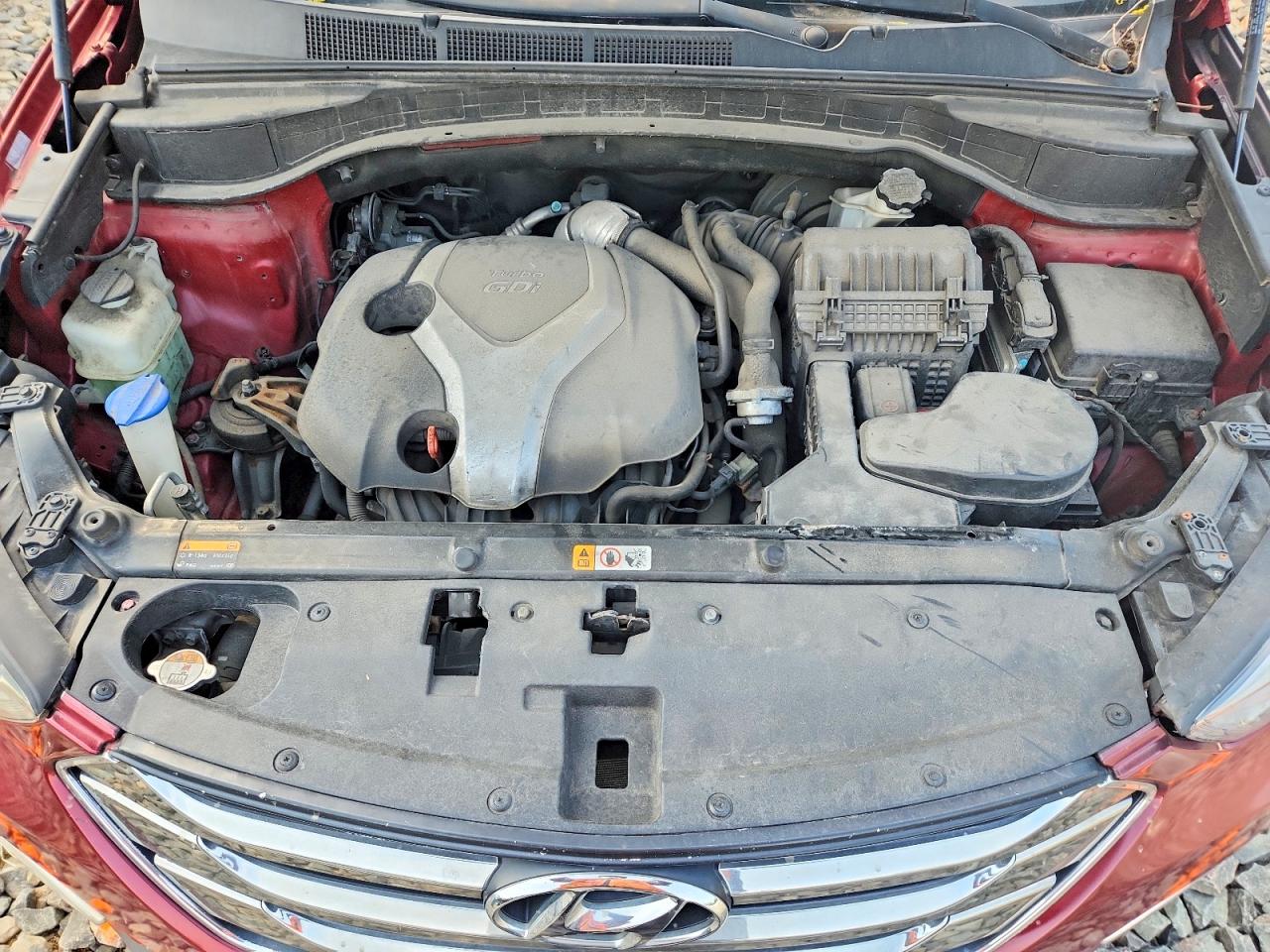 2013 Hyundai Santa Fe Sport 2.0t Maroon vin: 5XYZWDLA1DG065277