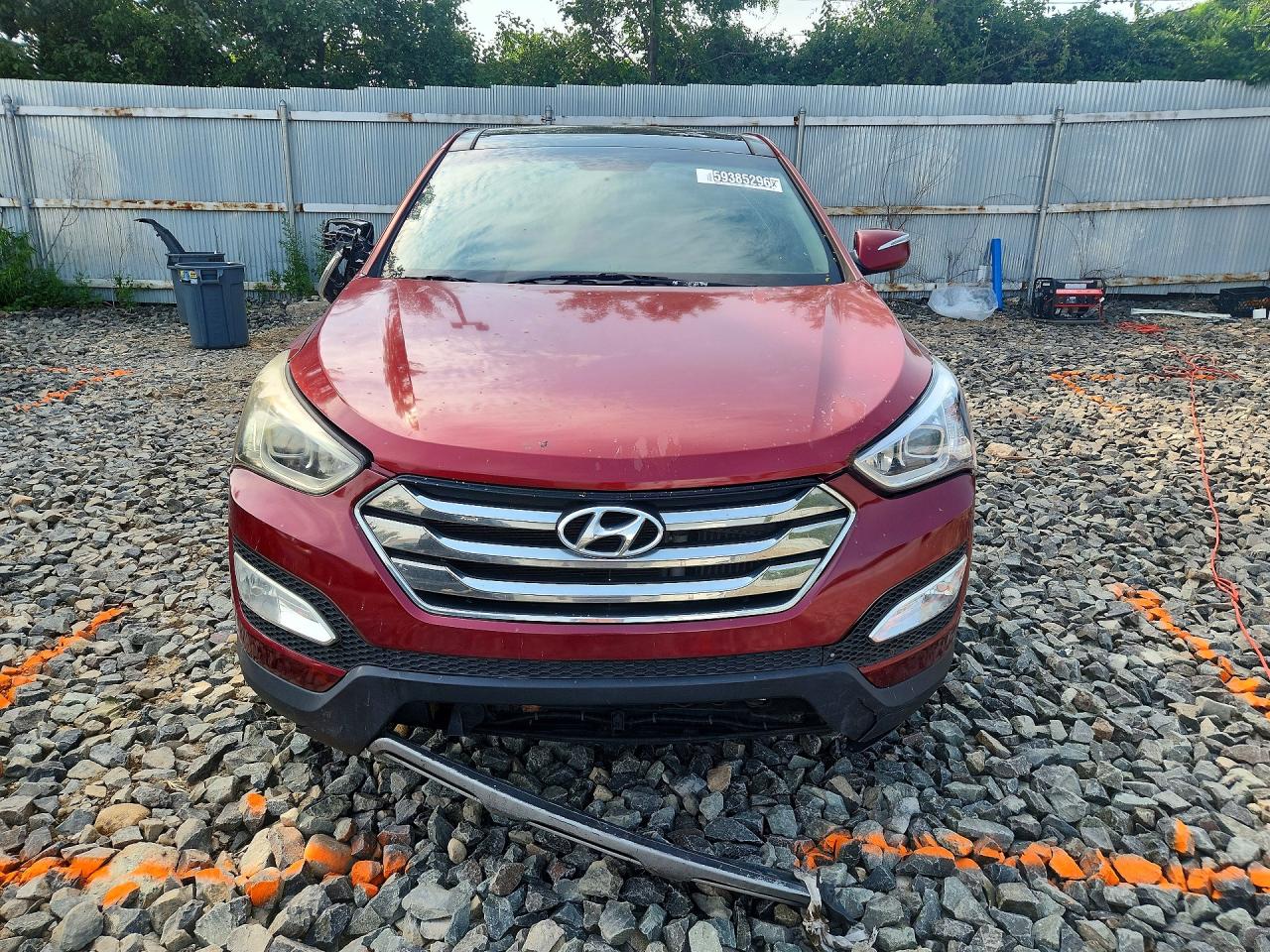 2013 Hyundai Santa Fe Sport 2.0t Maroon vin: 5XYZWDLA1DG065277