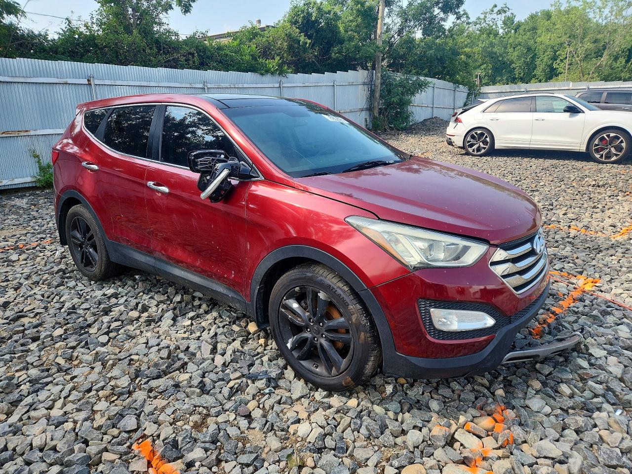 2013 Hyundai Santa Fe Sport 2.0t Maroon vin: 5XYZWDLA1DG065277