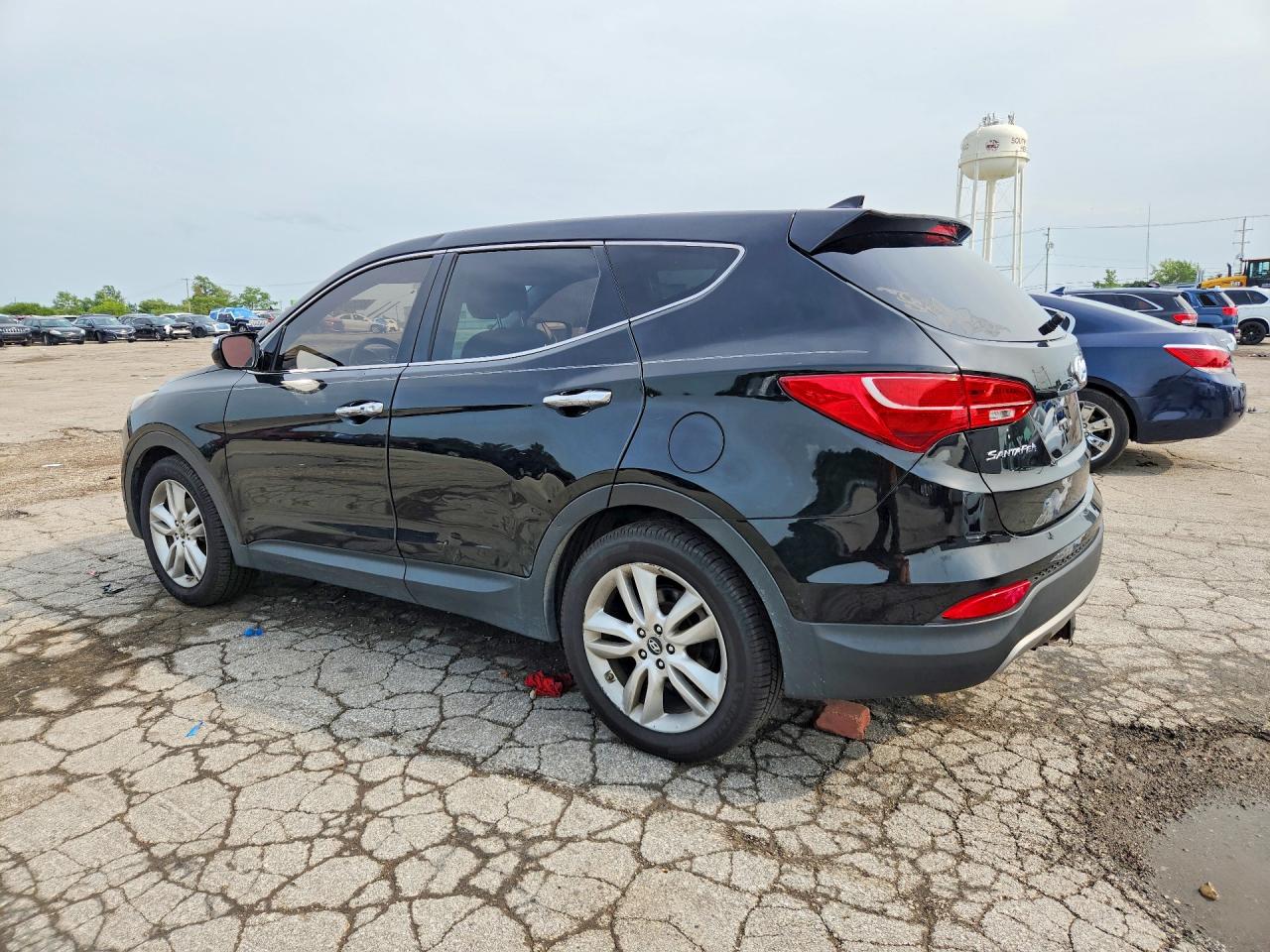 2013 Hyundai Santa Fe Sport 2.0t Black vin: 5XYZWDLA1DG101792
