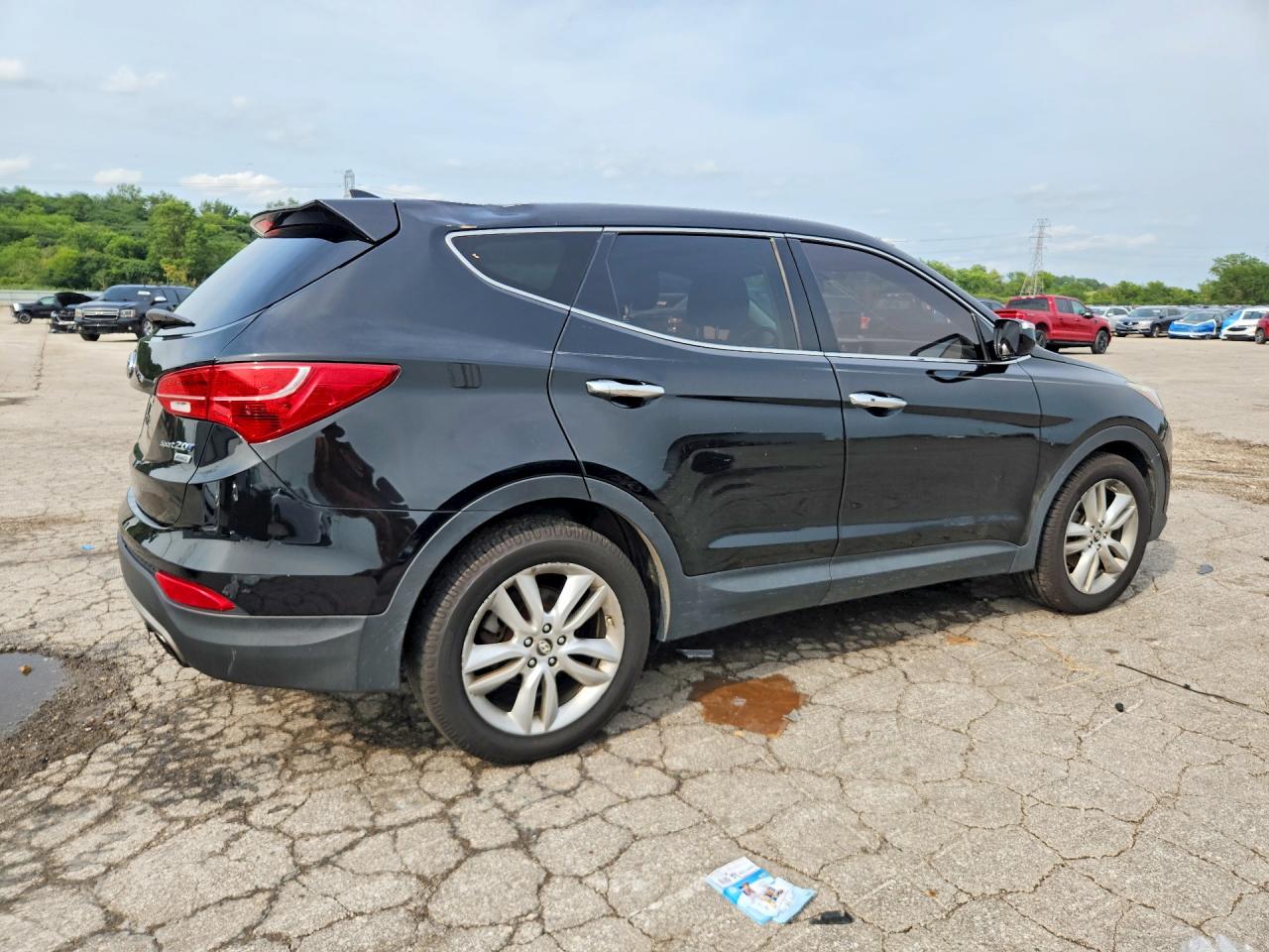2013 Hyundai Santa Fe Sport 2.0t Black vin: 5XYZWDLA1DG101792