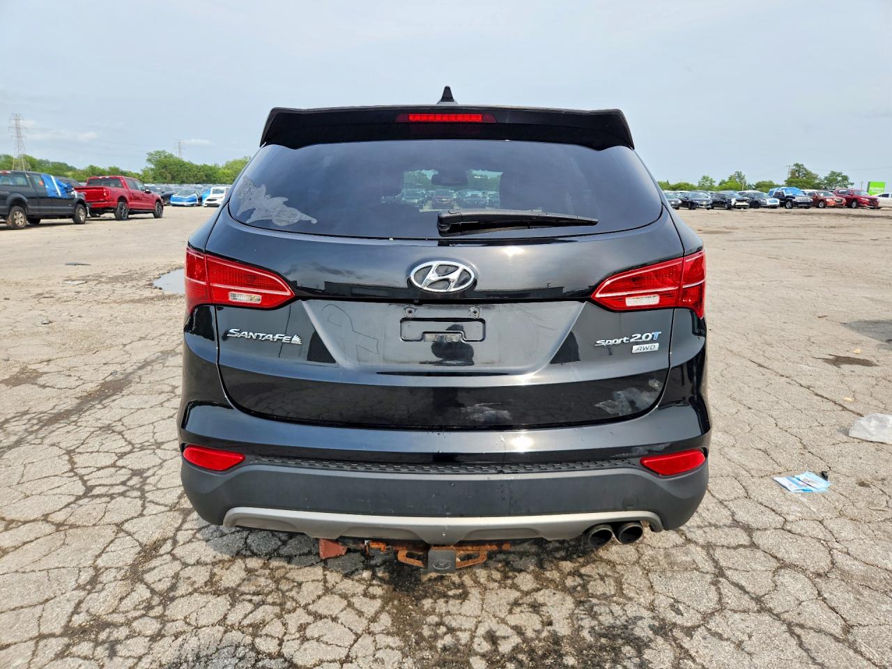 2013 Hyundai Santa Fe Sport 2.0t Black vin: 5XYZWDLA1DG101792