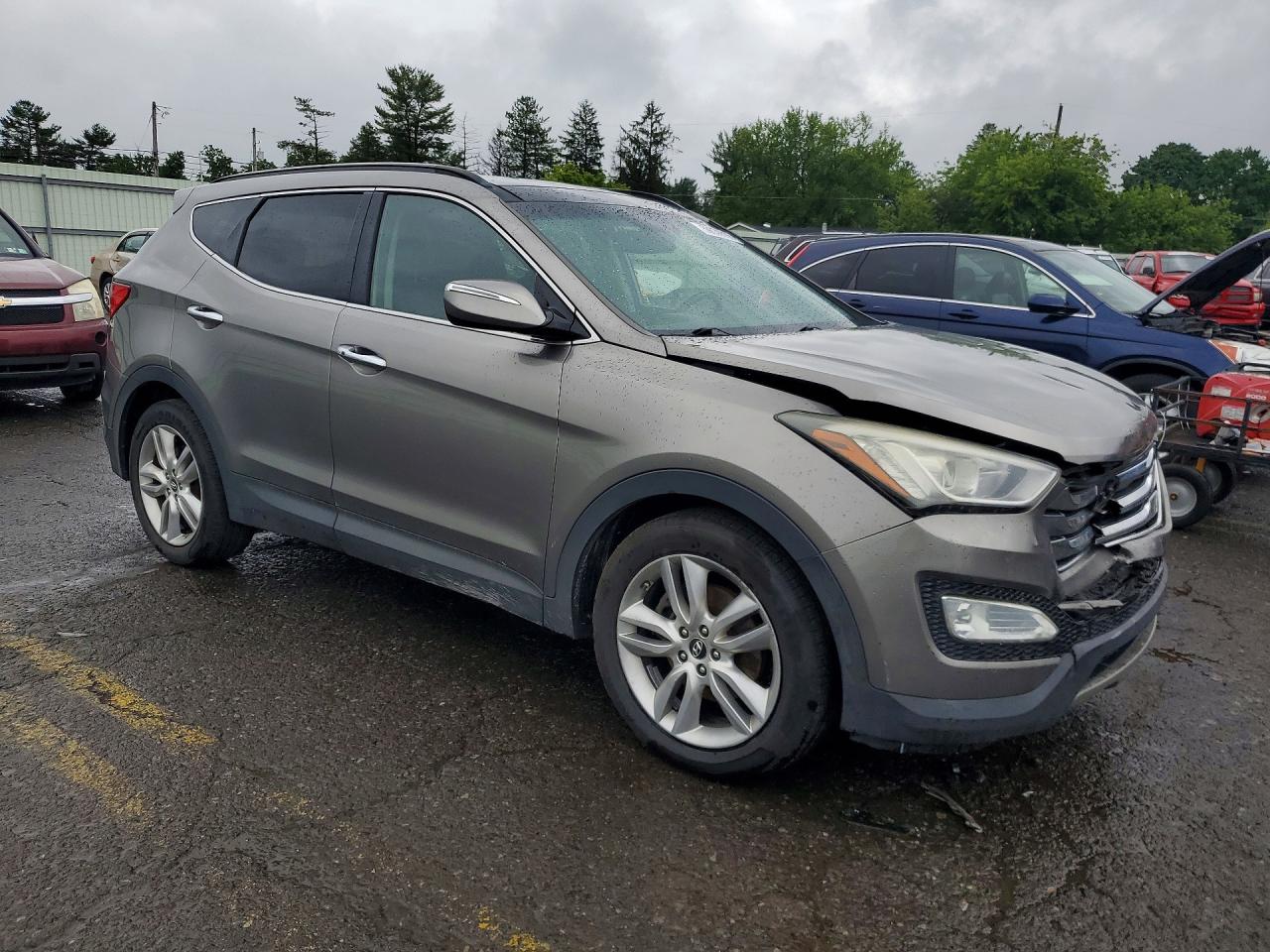 2014 Hyundai Santa Fe Sport 2.0t Gray vin: 5XYZWDLA1EG135071