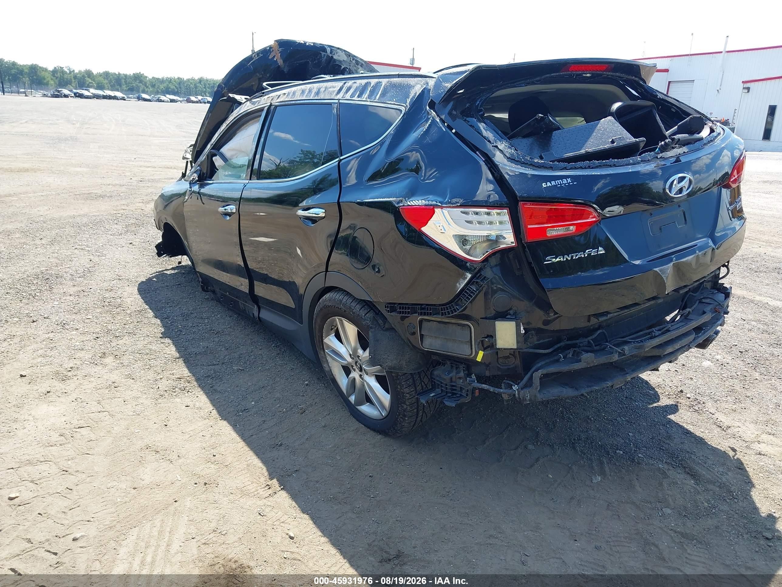 2014 Hyundai Santa Fe Sport 2.0l Turbo Black vin: 5XYZWDLA1EG155904