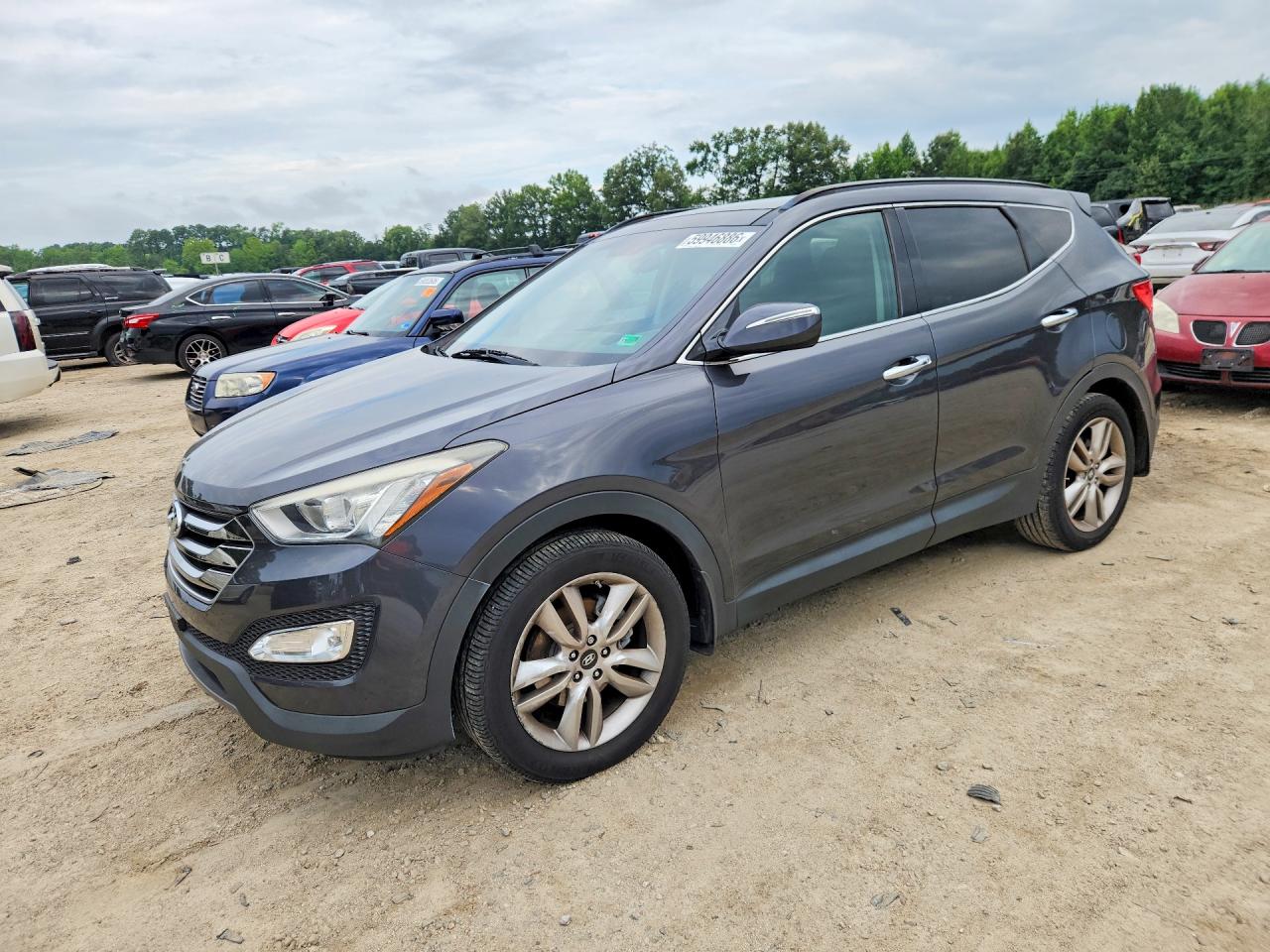 2016 Hyundai Santa Fe Sport 2.0t Серый vin: 5XYZWDLA1GG310969