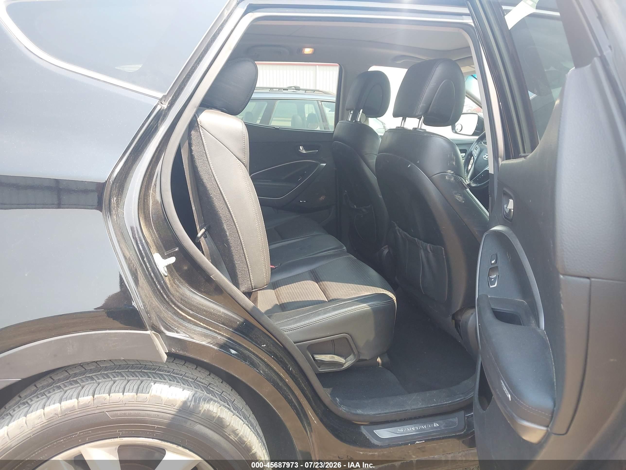 2013 Hyundai Santa Fe Sport 2.0t Black vin: 5XYZWDLA2DG005251