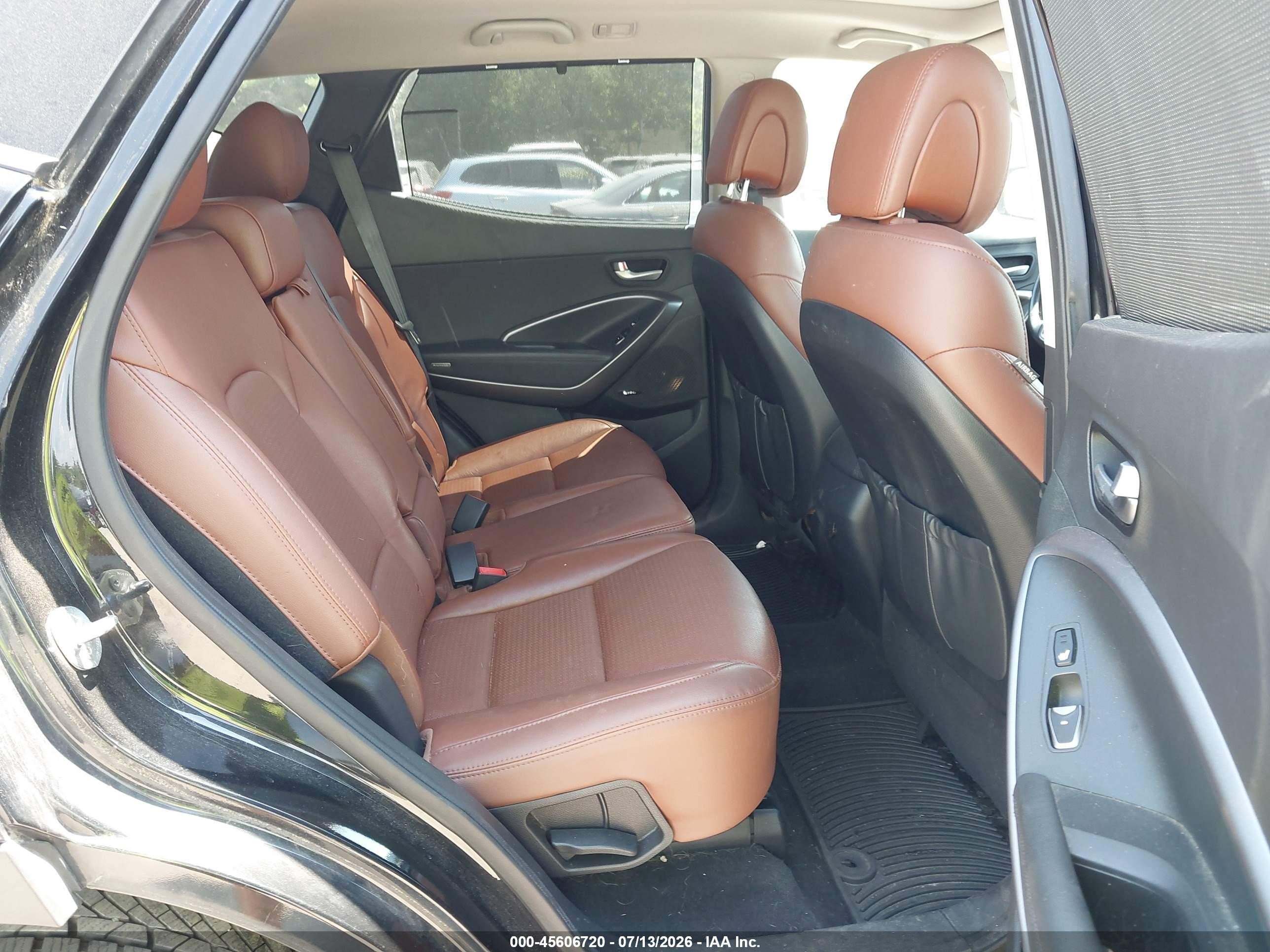2013 Hyundai Santa Fe Sport 2.0t Black vin: 5XYZWDLA2DG088857