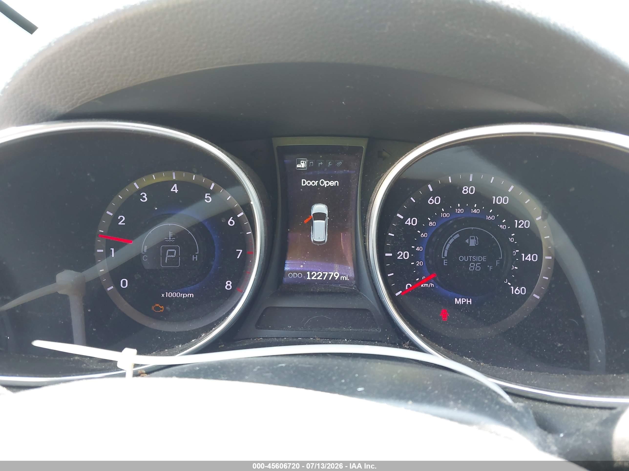 2013 Hyundai Santa Fe Sport 2.0t Black vin: 5XYZWDLA2DG088857