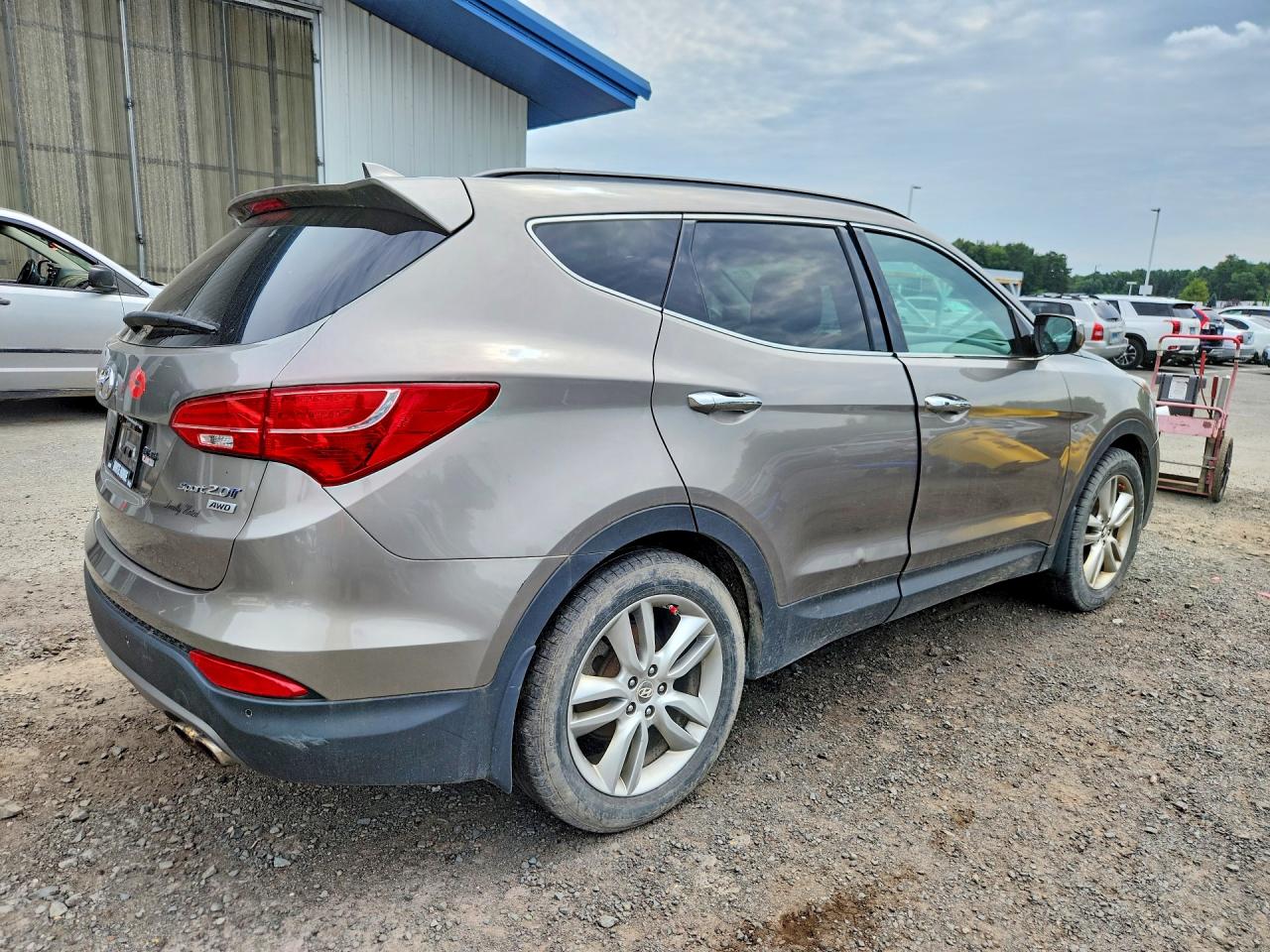 2014 Hyundai Santa Fe Sport 2.0t Gray vin: 5XYZWDLA2EG219187
