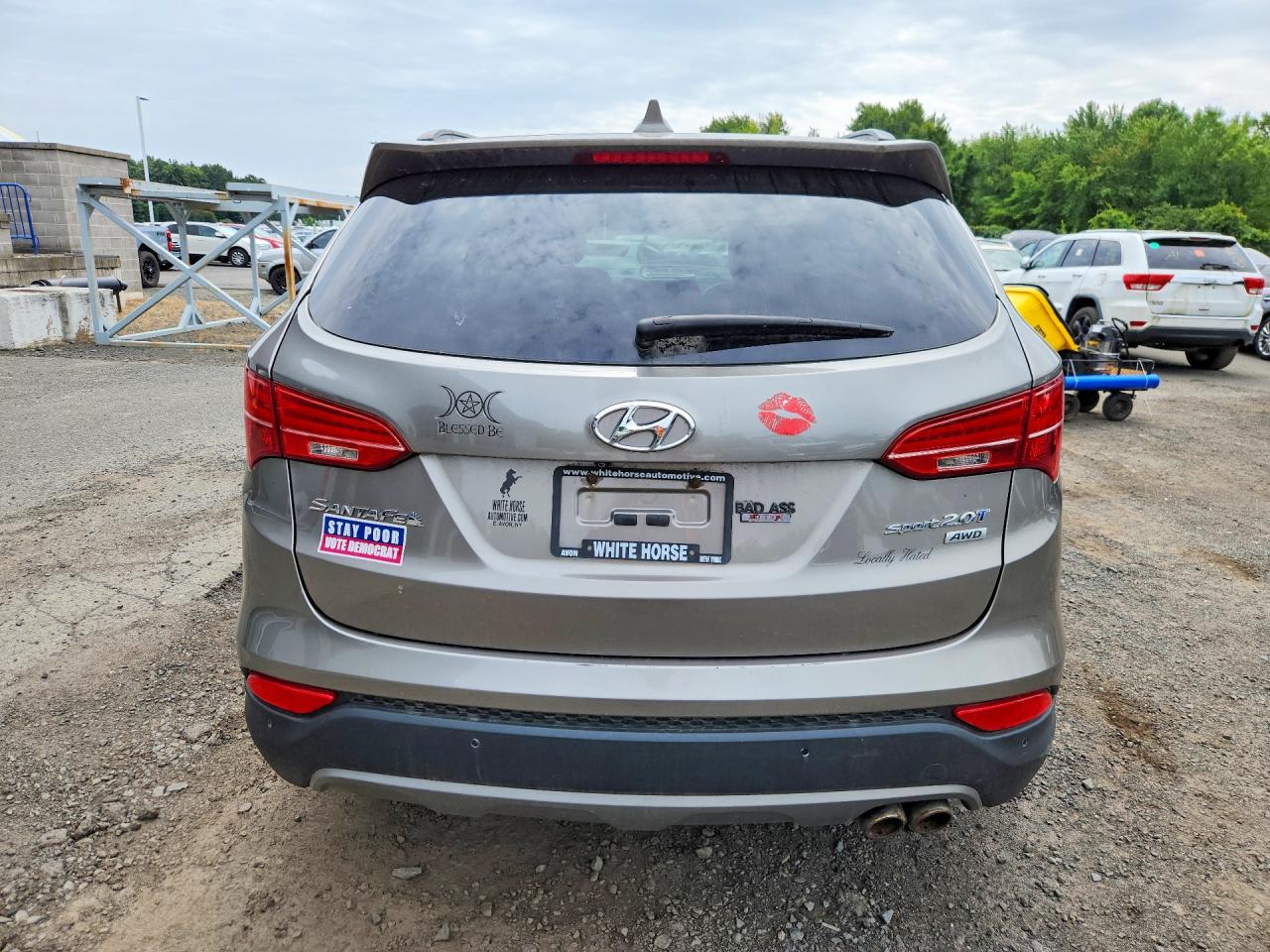 2014 Hyundai Santa Fe Sport 2.0t Gray vin: 5XYZWDLA2EG219187