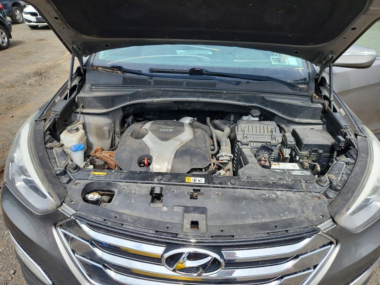 2014 Hyundai Santa Fe Sport 2.0t Gray vin: 5XYZWDLA2EG219187