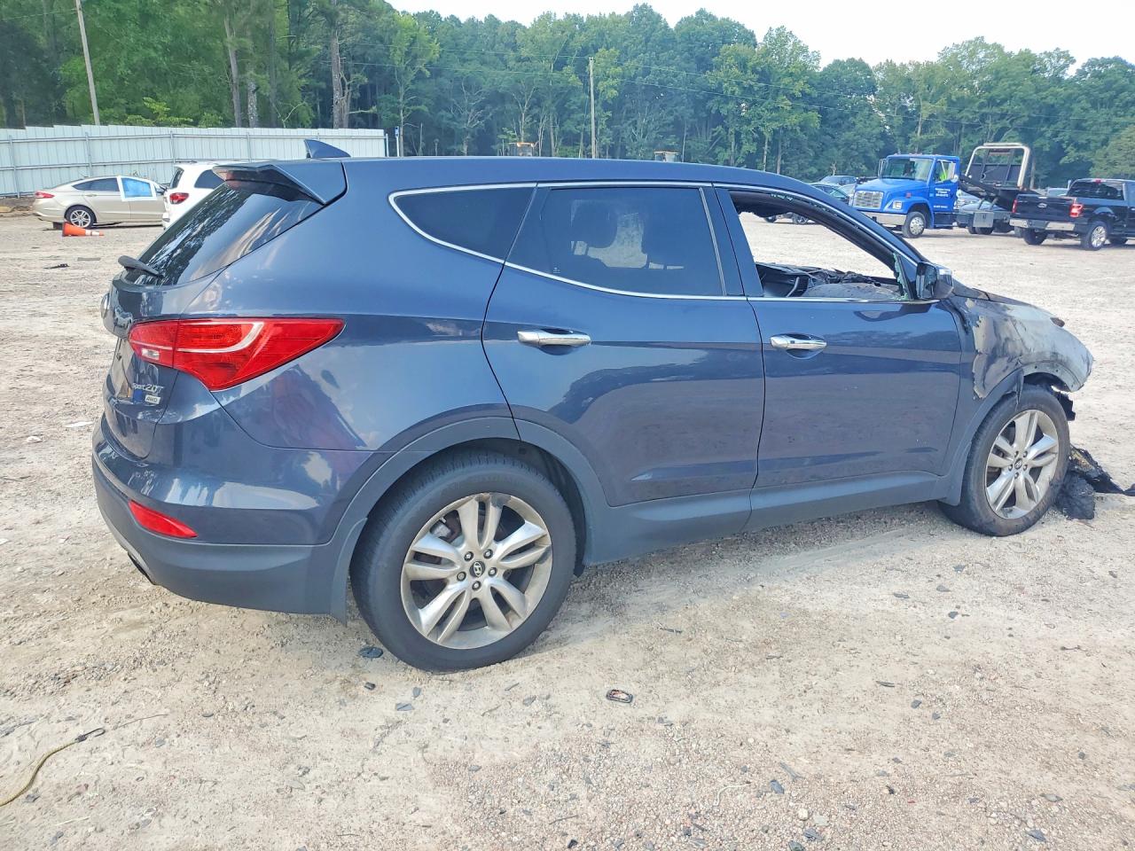 2013 Hyundai Santa Fe Sport 2.0t Black vin: 5XYZWDLA3DG067869