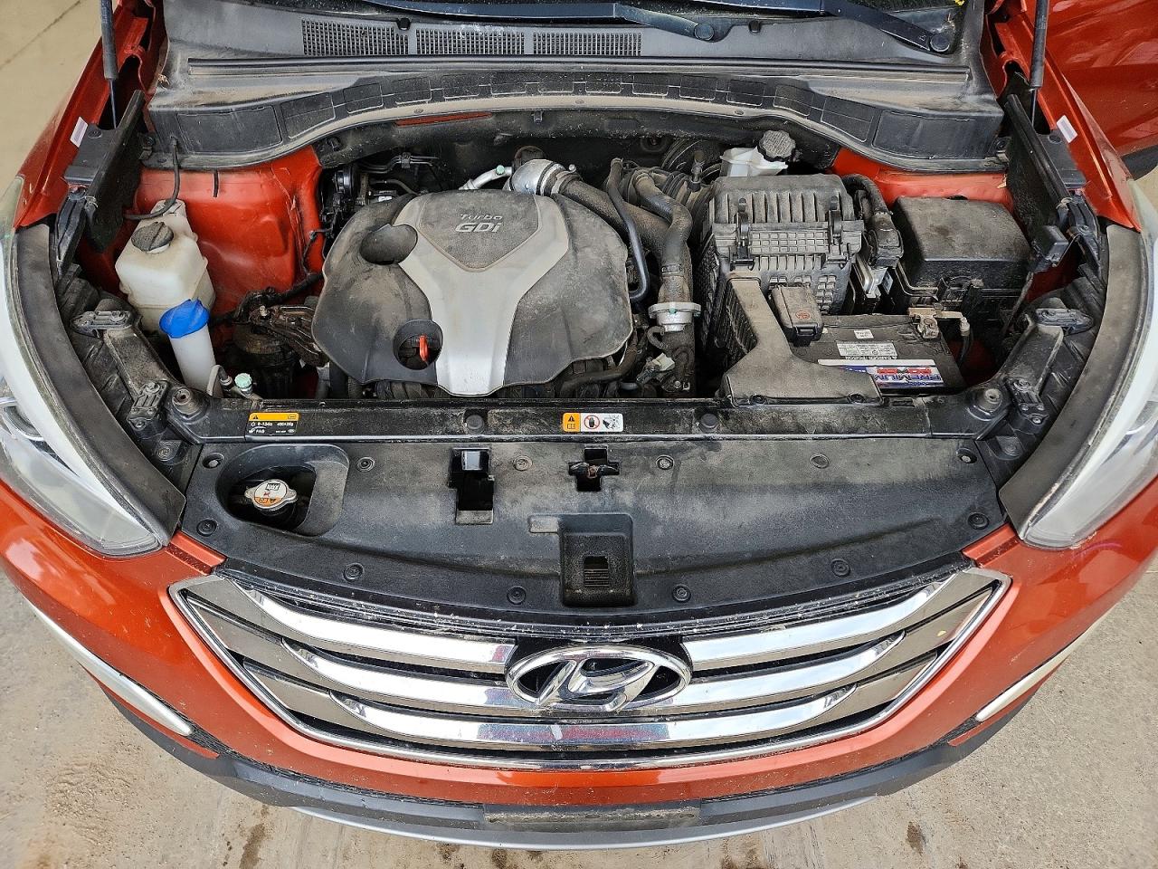 2014 Hyundai Santa Fe Sport 2.0t Оранжевый vin: 5XYZWDLA3EG231851