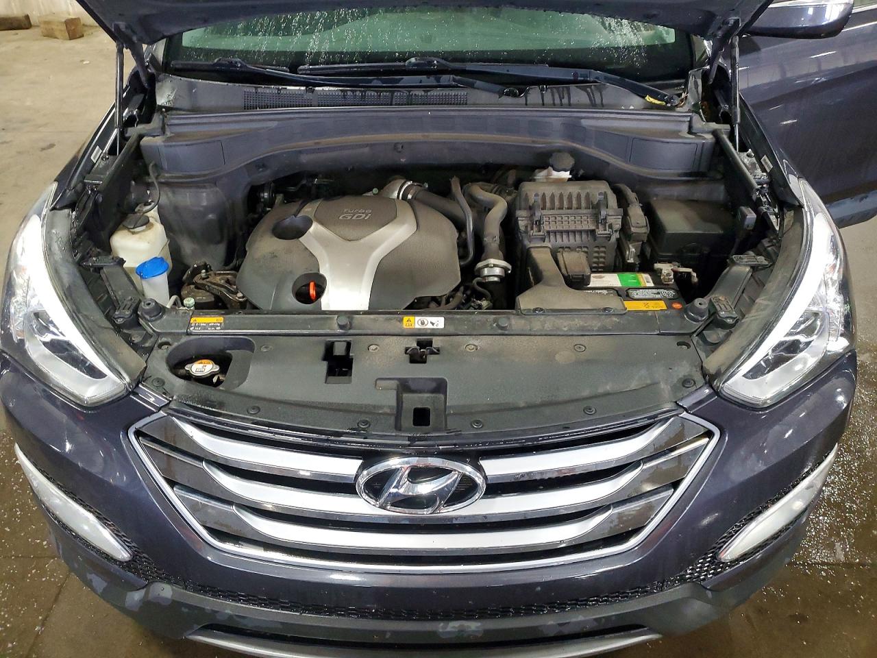2015 Hyundai Santa Fe Sport 2.0t Gray vin: 5XYZWDLA3FG262776