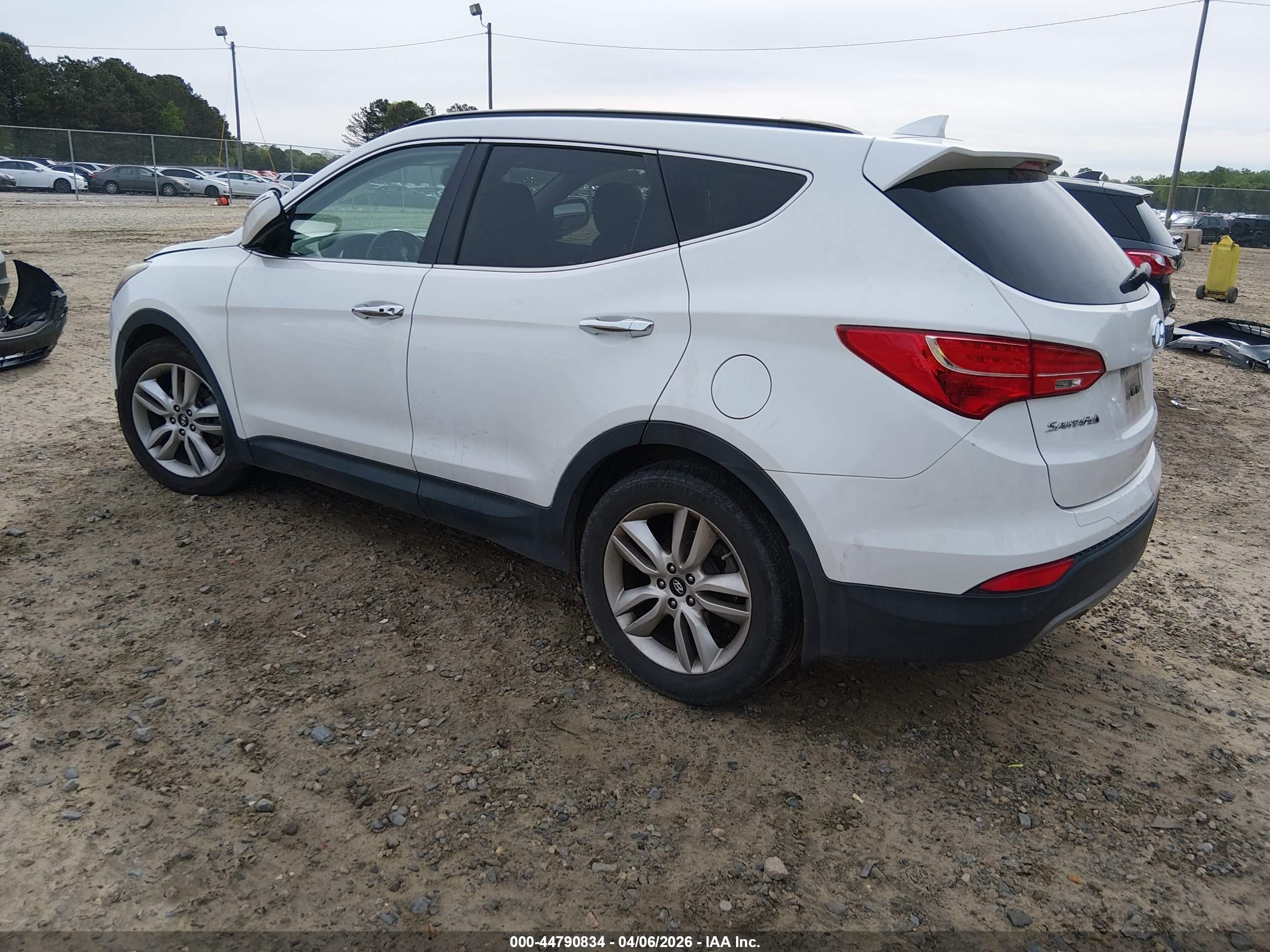 2015 Hyundai Santa Fe Sport 2.0l Turbo White vin: 5XYZWDLA3FG281005