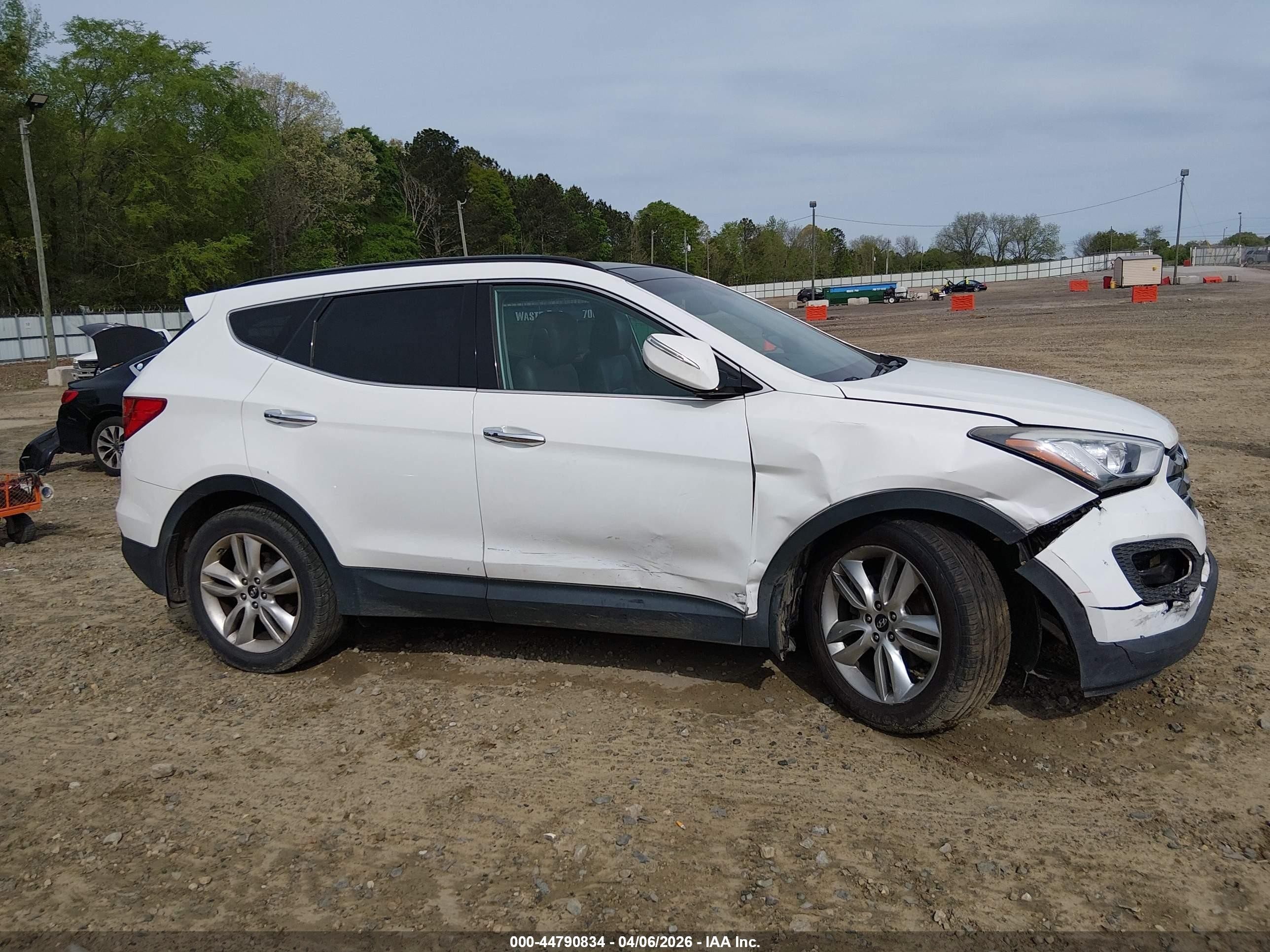 2015 Hyundai Santa Fe Sport 2.0l Turbo White vin: 5XYZWDLA3FG281005