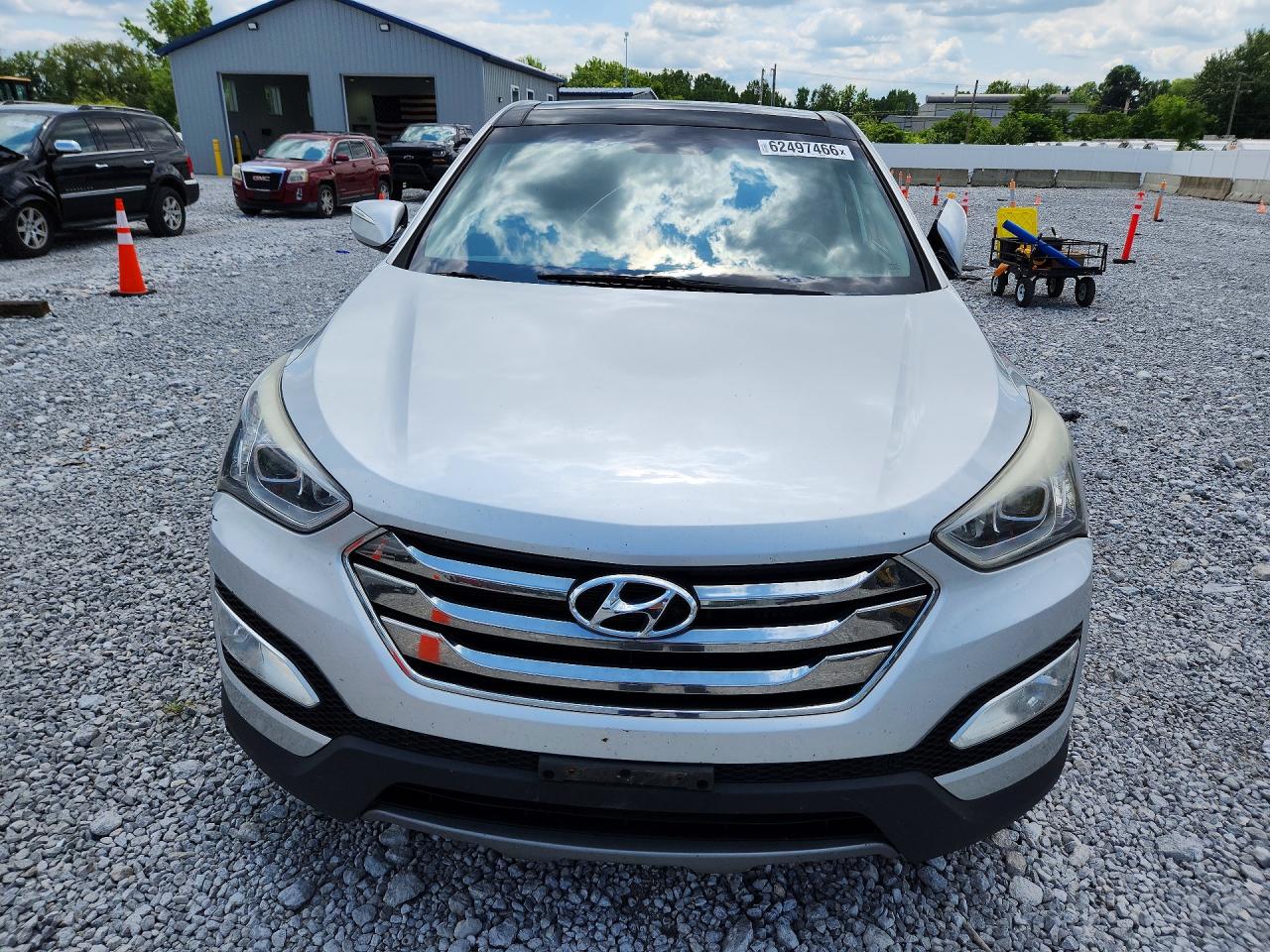 2013 Hyundai Santa Fe Sport 2.0t Silver vin: 5XYZWDLA4DG033570