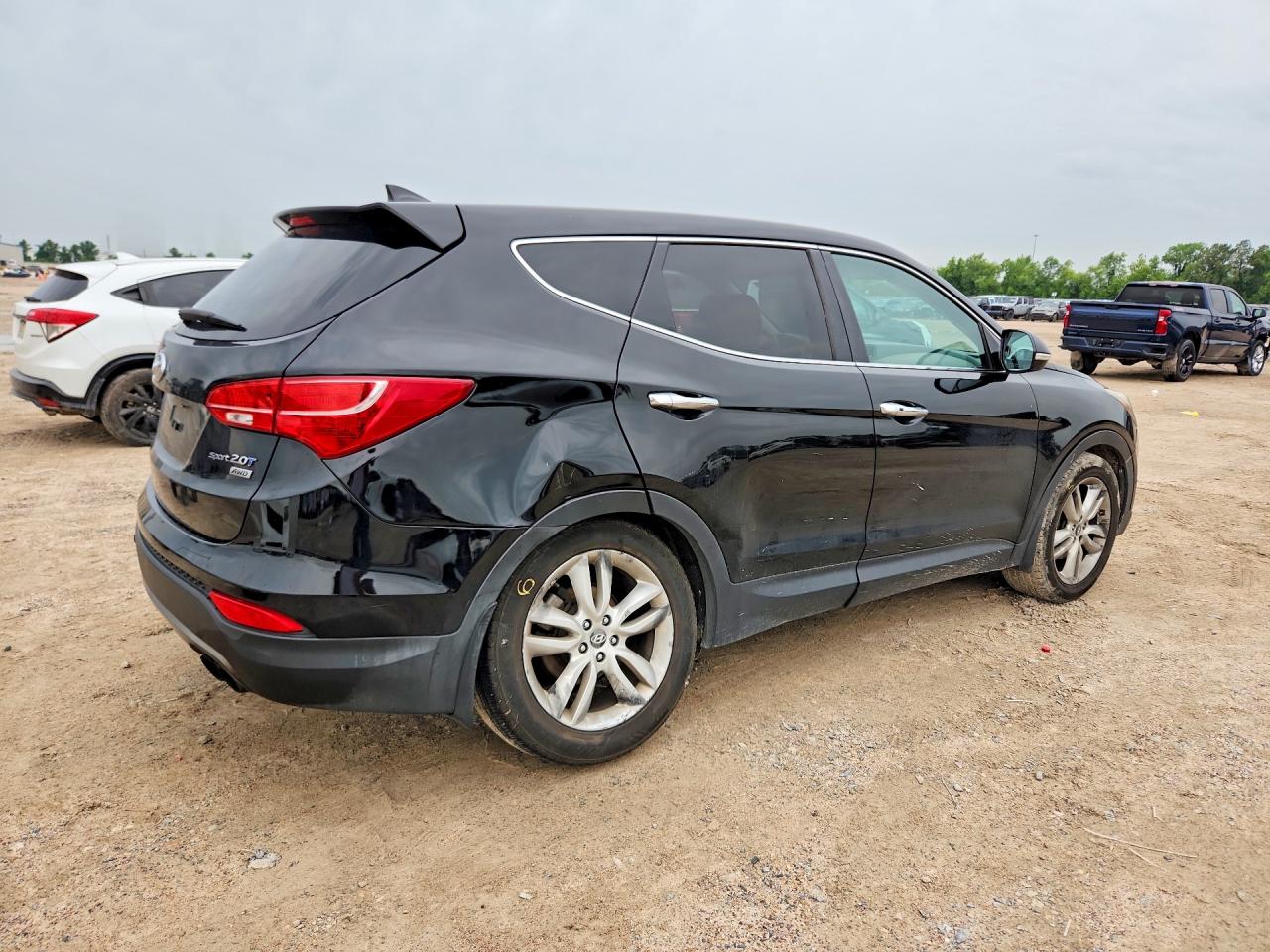 2013 Hyundai Santa Fe Sport 2.0t Black vin: 5XYZWDLA4DG042043