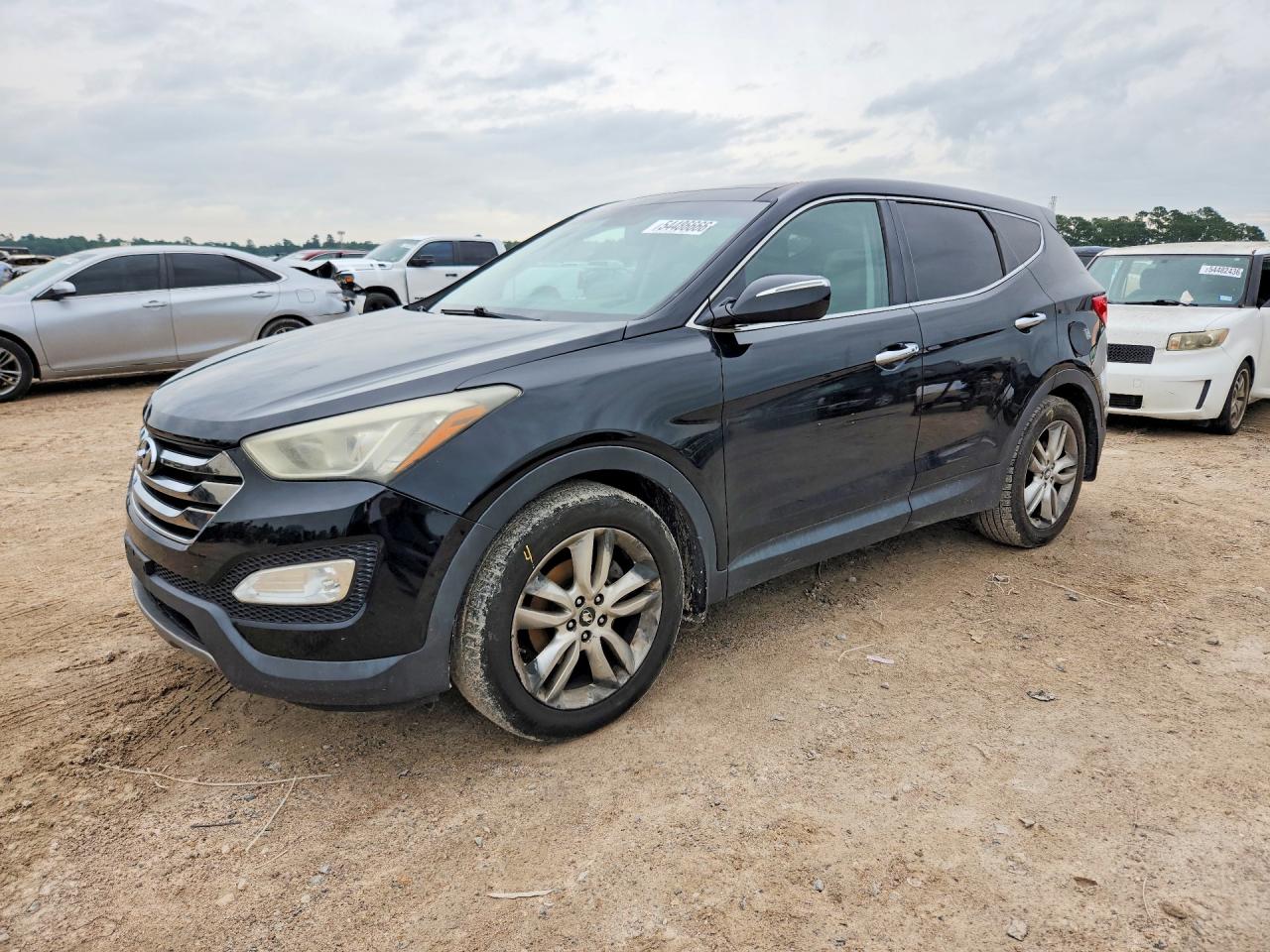 2013 Hyundai Santa Fe Sport 2.0t Черный vin: 5XYZWDLA4DG042043