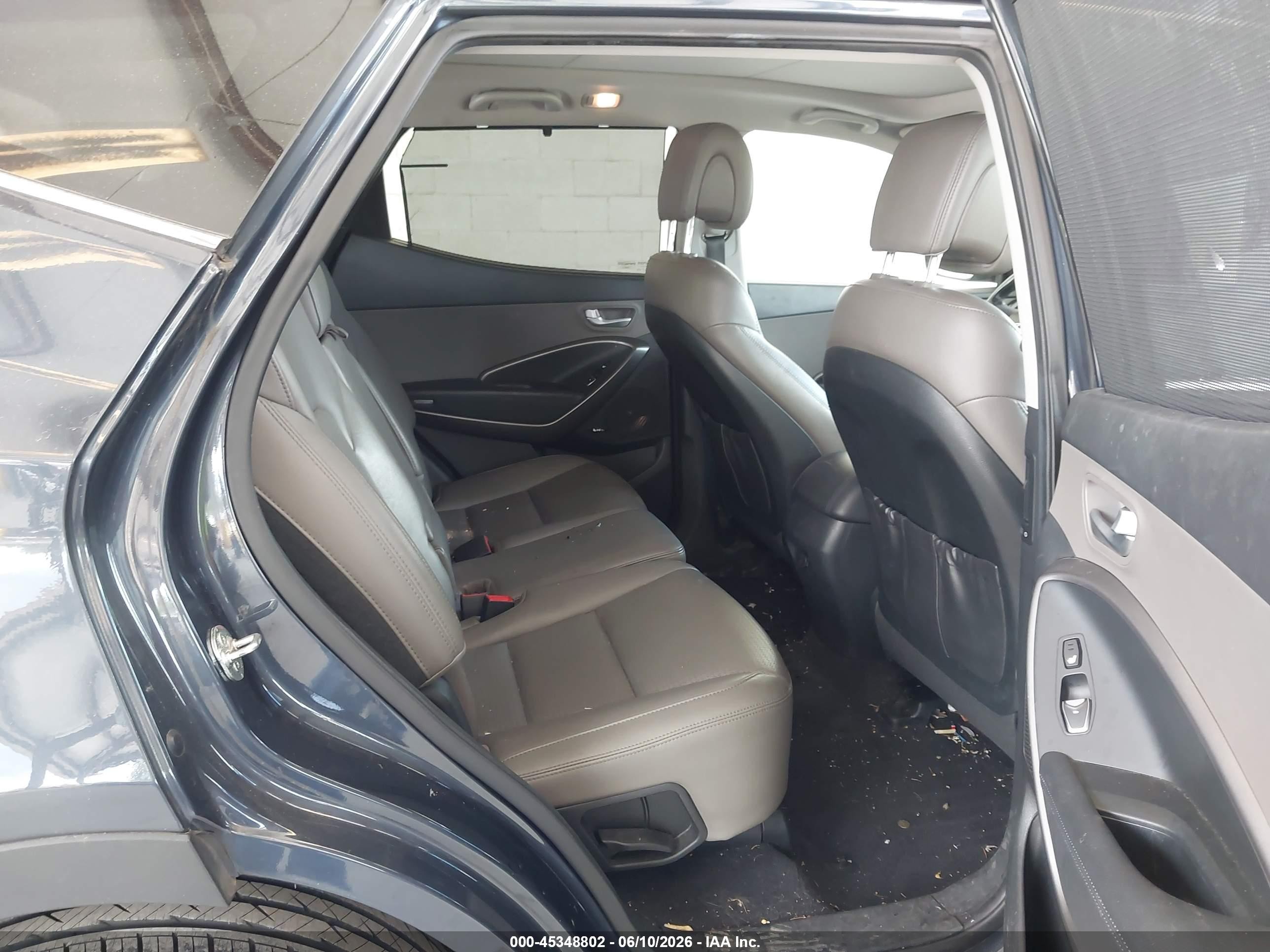 2013 Hyundai Santa Fe Sport 2.0t Black vin: 5XYZWDLA4DG046092