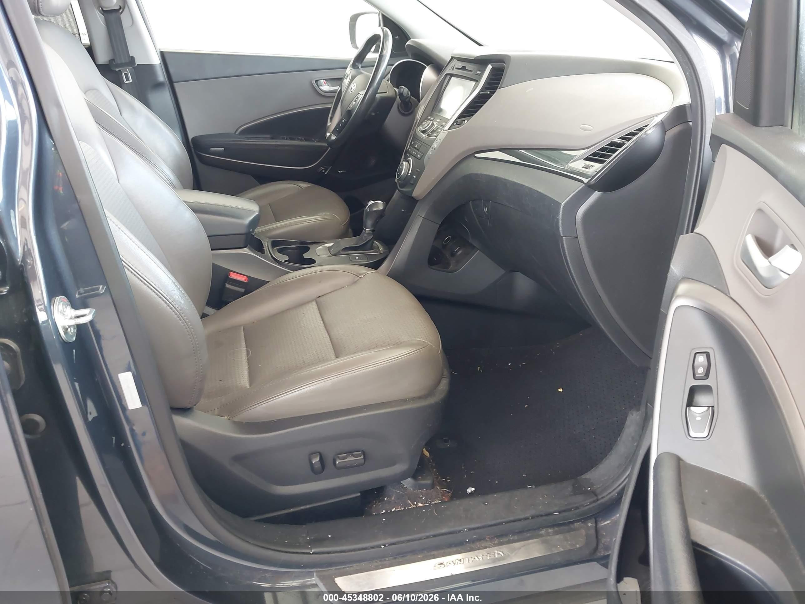 2013 Hyundai Santa Fe Sport 2.0t Black vin: 5XYZWDLA4DG046092
