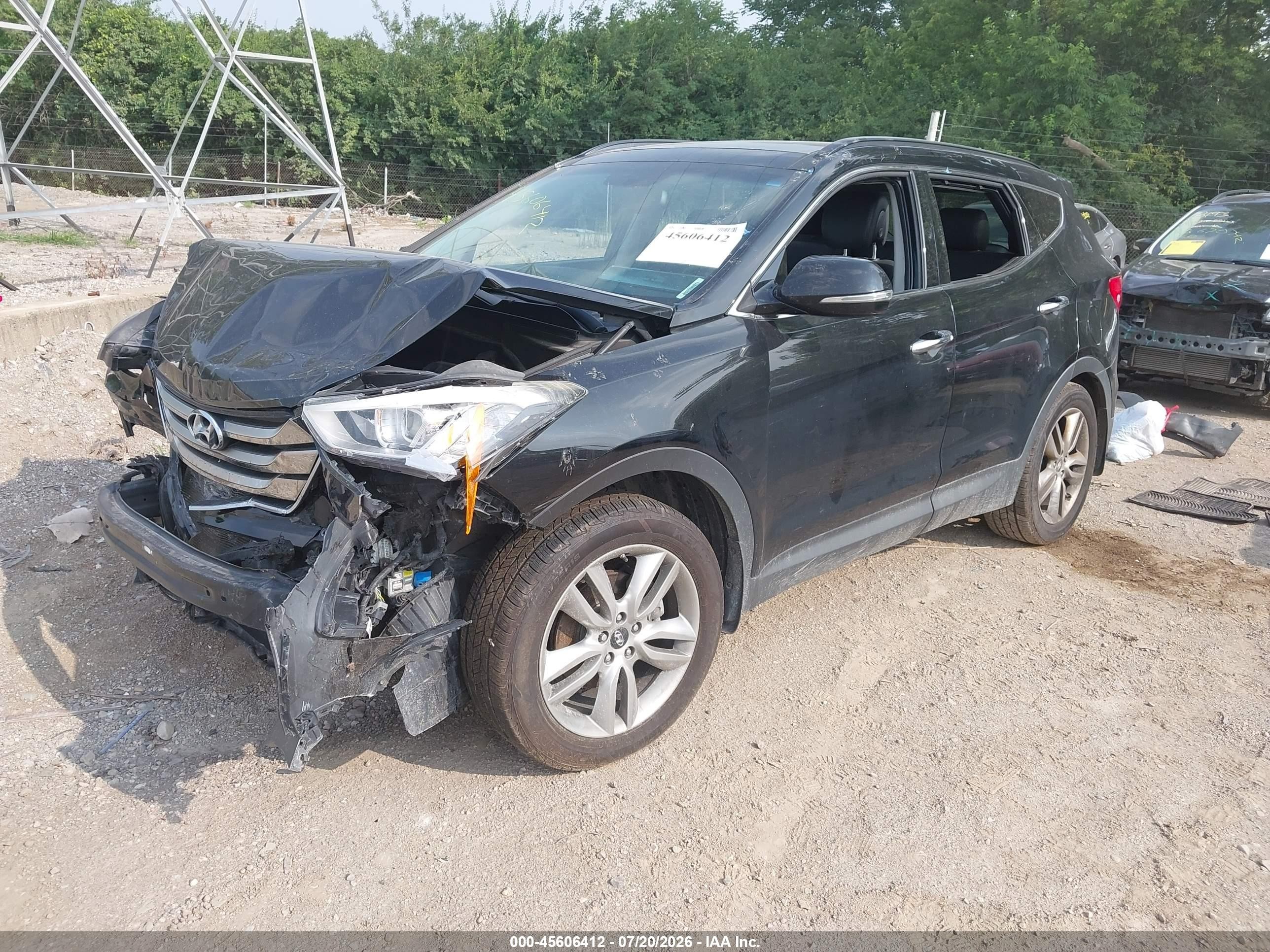 2015 Hyundai Santa Fe Sport 2.0l Turbo Black vin: 5XYZWDLA4FG244318