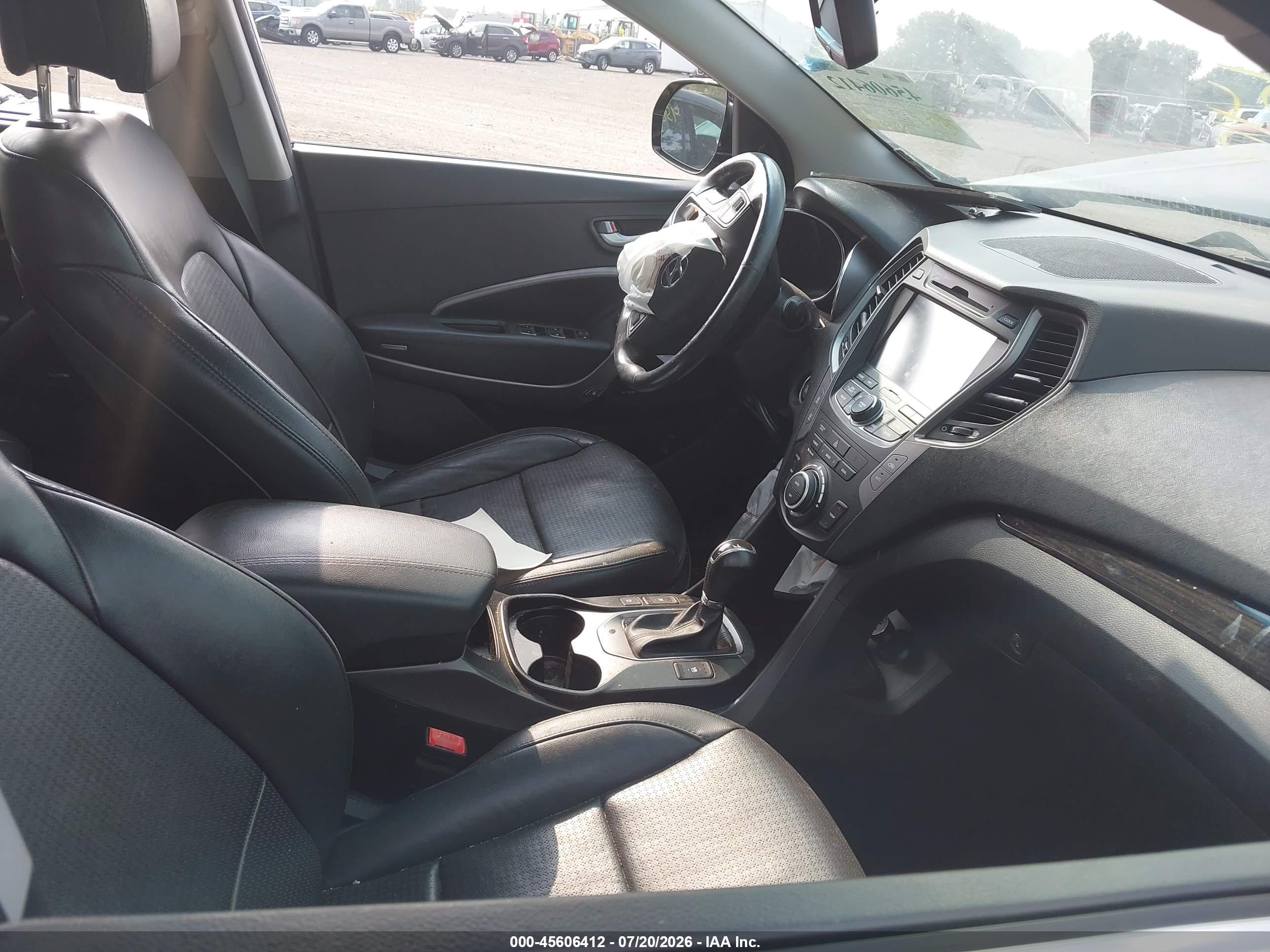 2015 Hyundai Santa Fe Sport 2.0l Turbo Black vin: 5XYZWDLA4FG244318