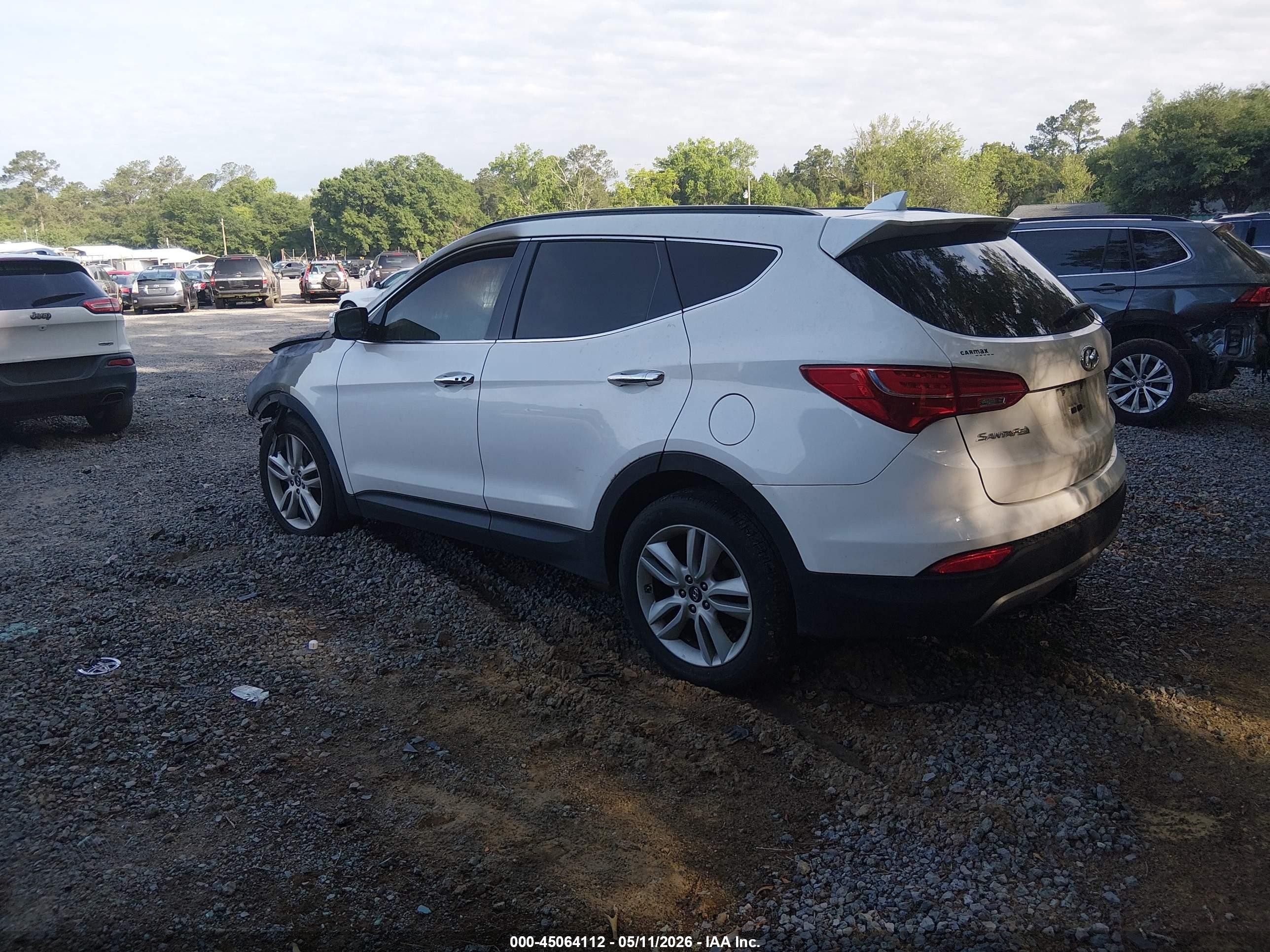 2015 Hyundai Santa Fe Sport 2.0l Turbo Белый vin: 5XYZWDLA4FG257778