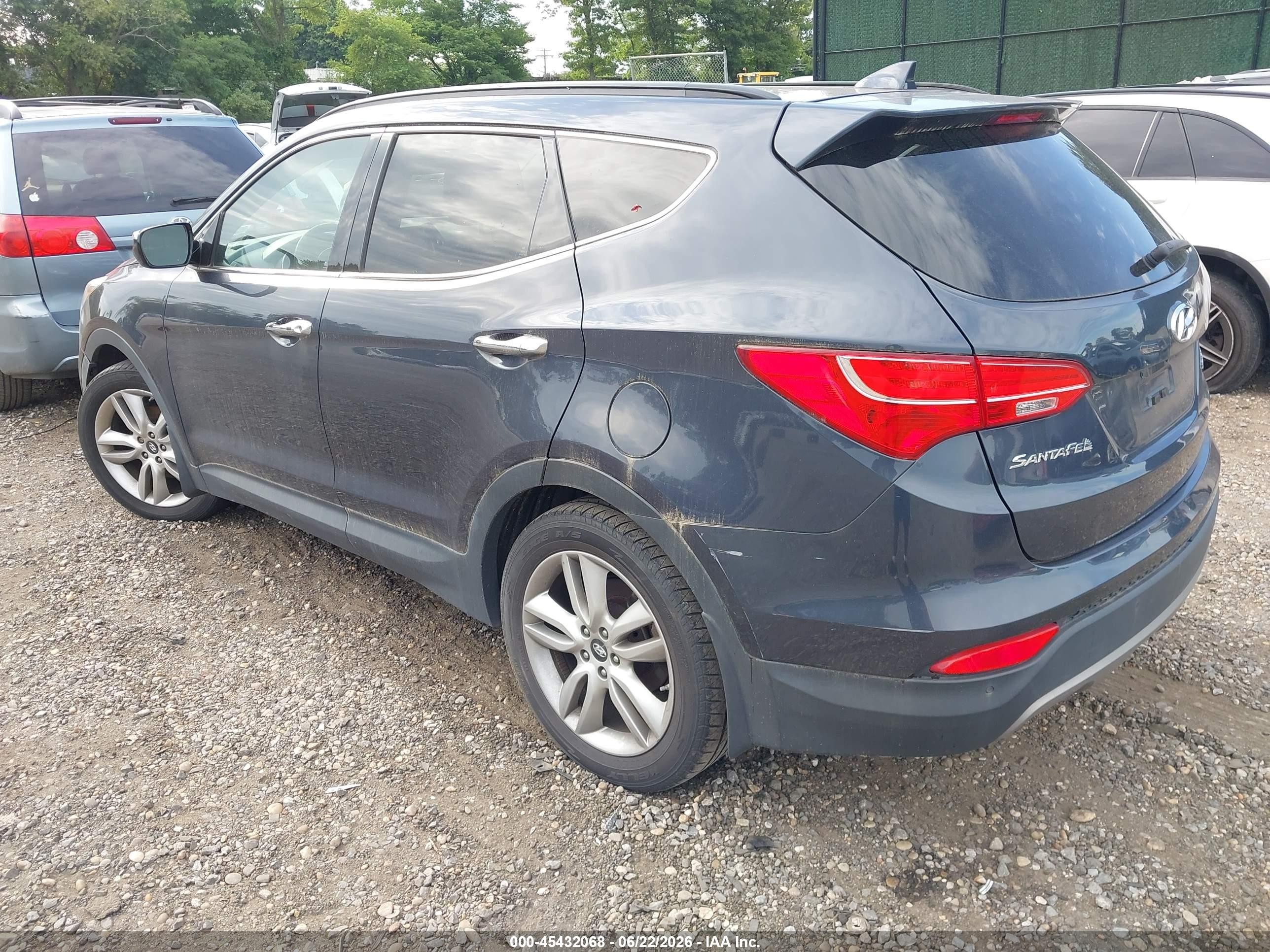 2015 Hyundai Santa Fe Sport 2.0l Turbo Black vin: 5XYZWDLA4FG264763