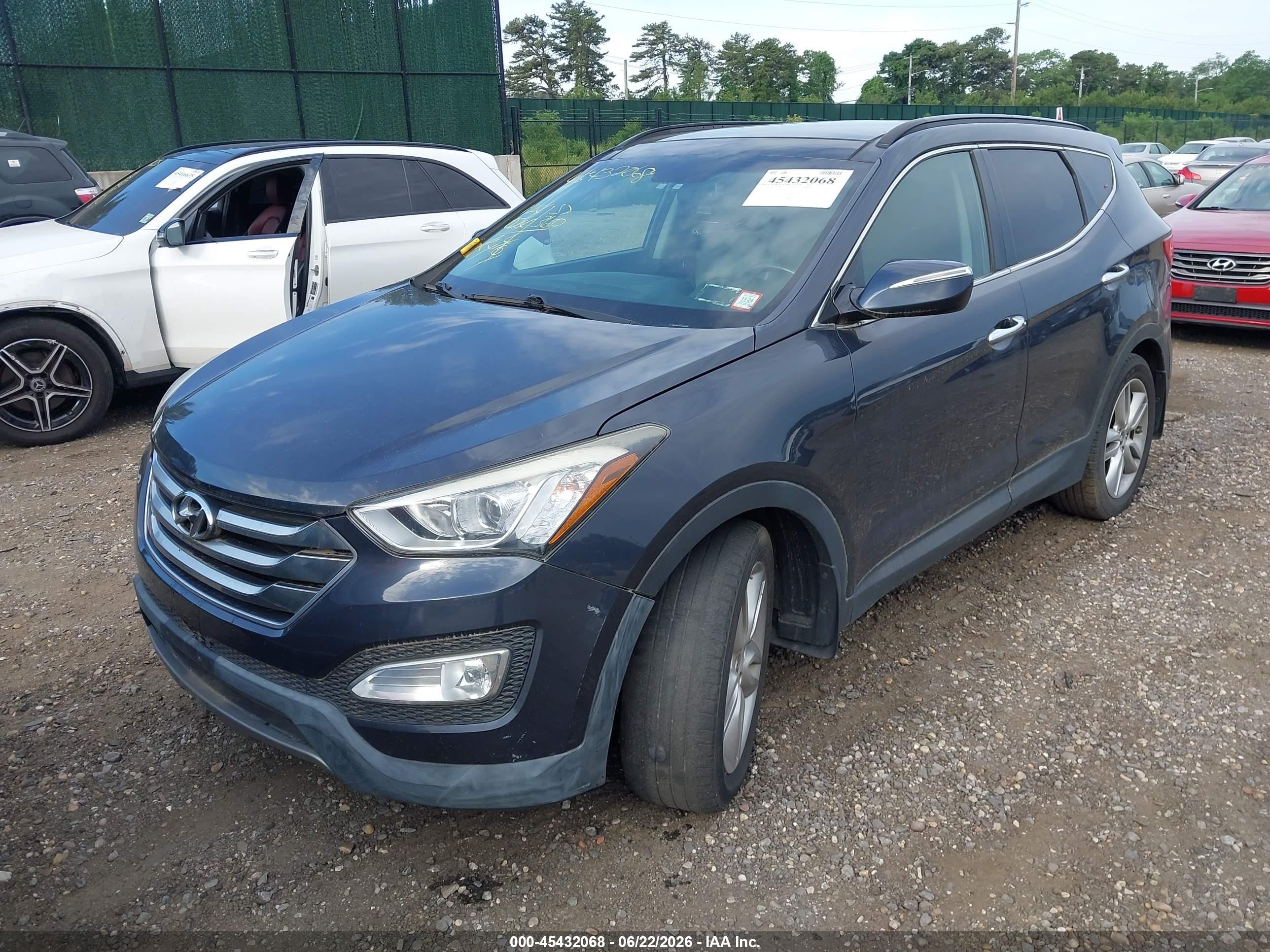 2015 Hyundai Santa Fe Sport 2.0l Turbo Black vin: 5XYZWDLA4FG264763