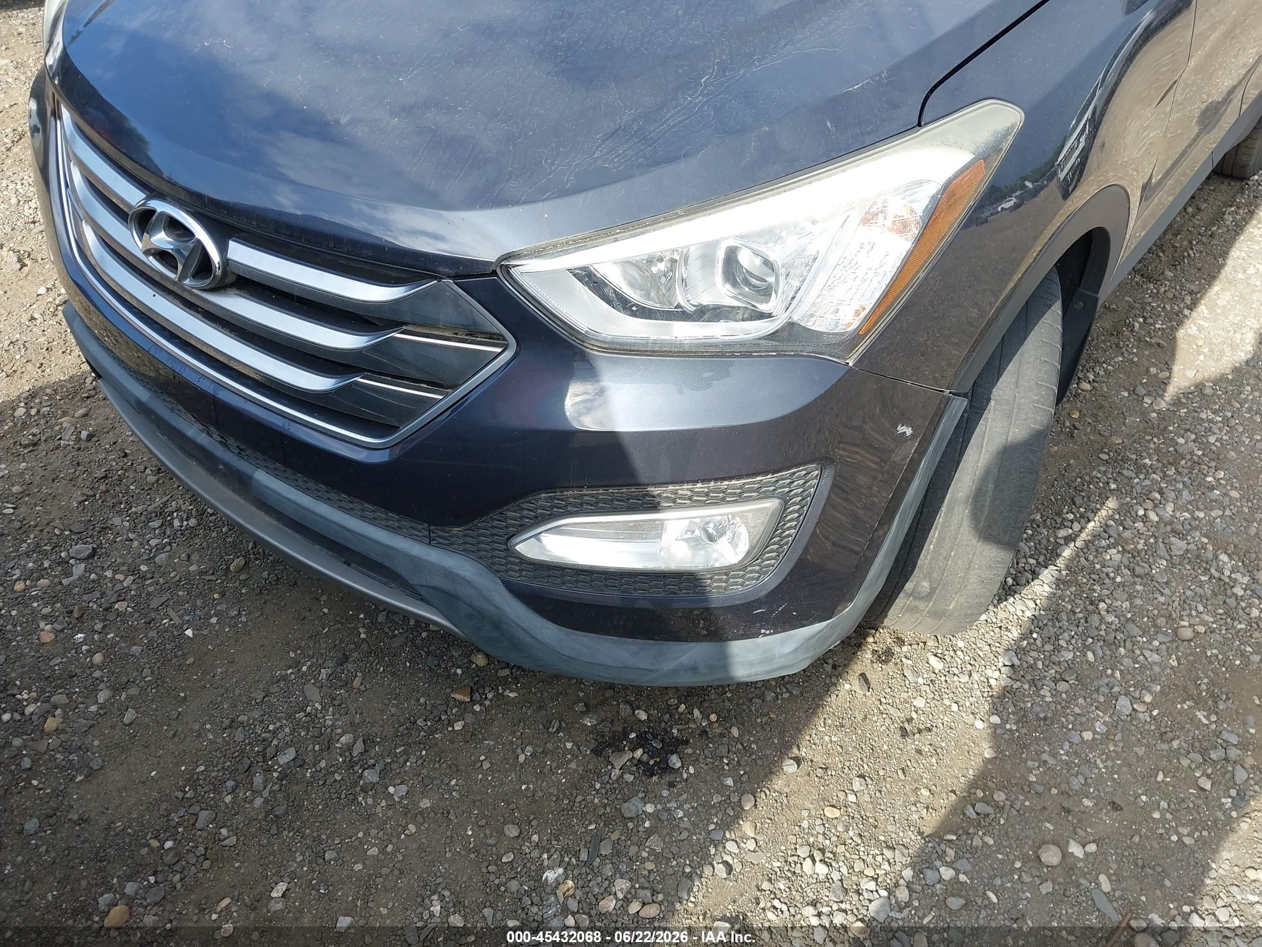 2015 Hyundai Santa Fe Sport 2.0l Turbo Black vin: 5XYZWDLA4FG264763