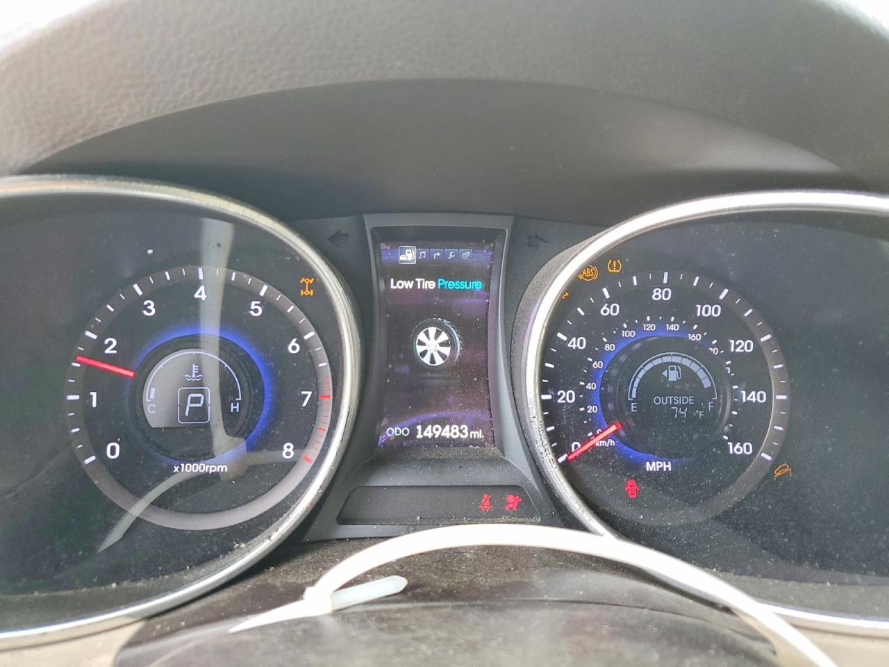 2013 Hyundai Santa Fe Sport 2.0t White vin: 5XYZWDLA5DG064715