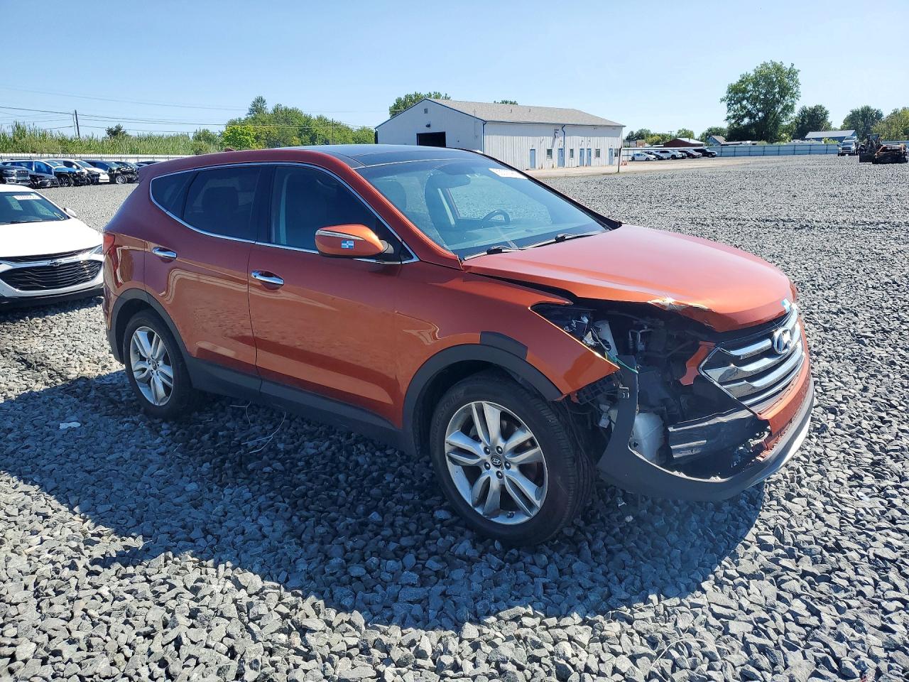 2013 Hyundai Santa Fe Sport 2.0t Orange vin: 5XYZWDLA5DG088111