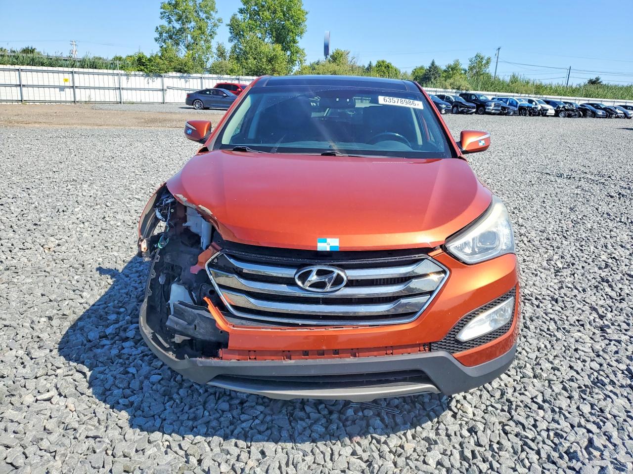 2013 Hyundai Santa Fe Sport 2.0t Orange vin: 5XYZWDLA5DG088111