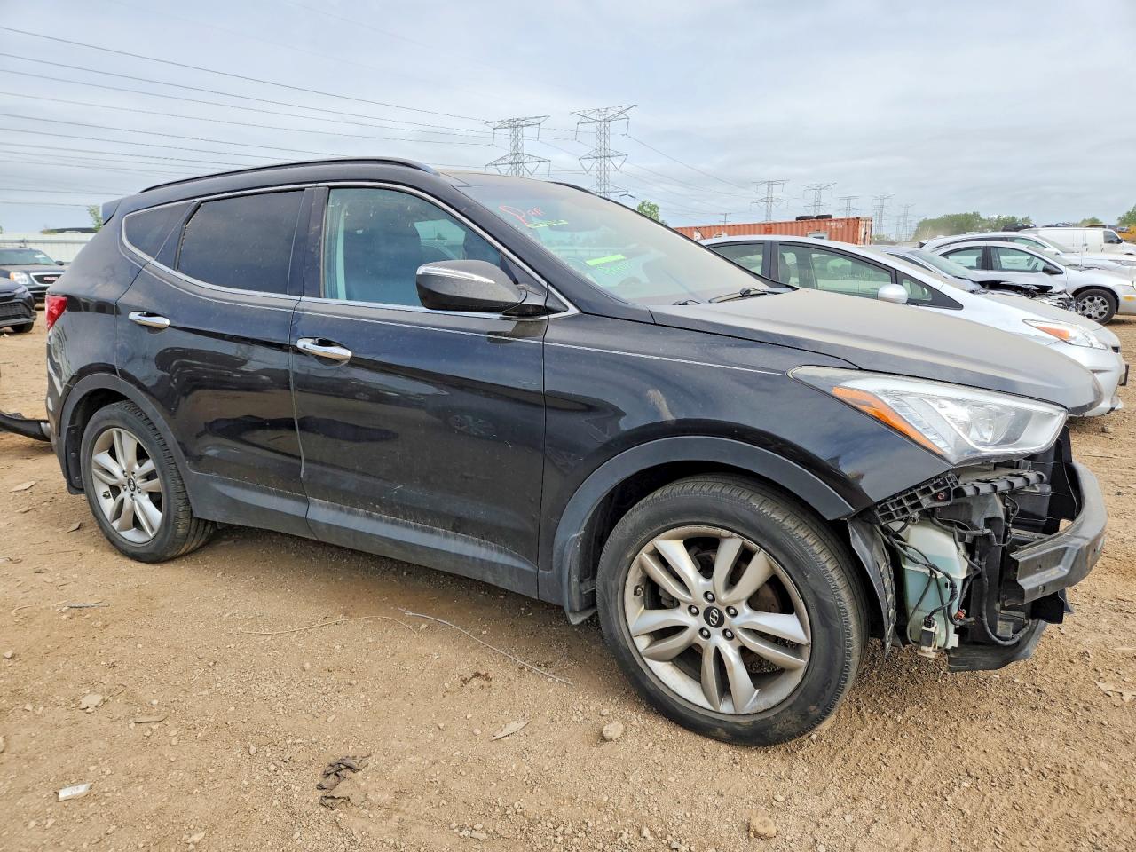 2016 Hyundai Santa Fe Sport 2.0t Black vin: 5XYZWDLA5GG309629