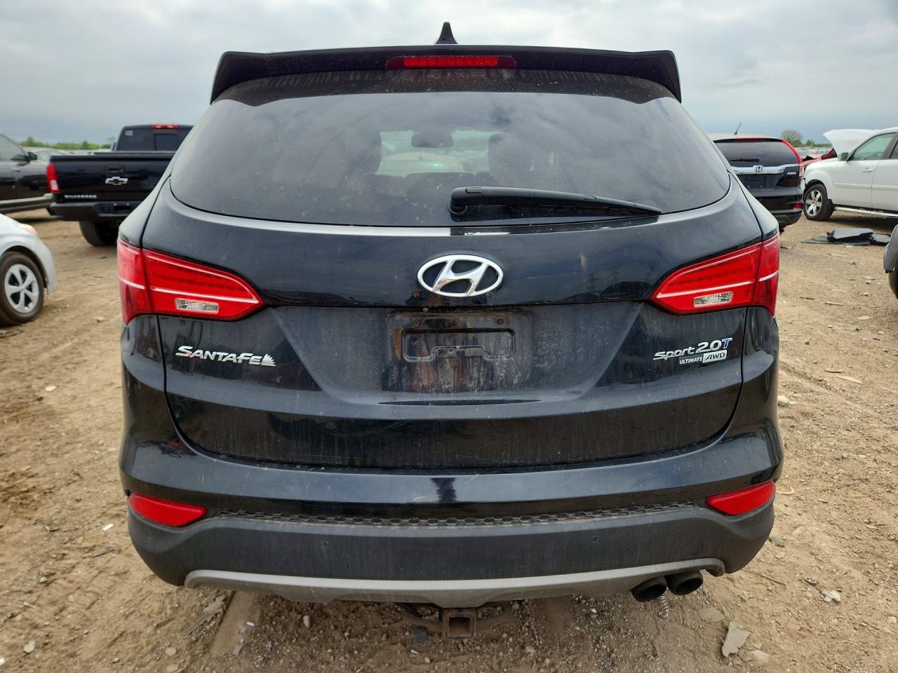 2016 Hyundai Santa Fe Sport 2.0t Black vin: 5XYZWDLA5GG309629