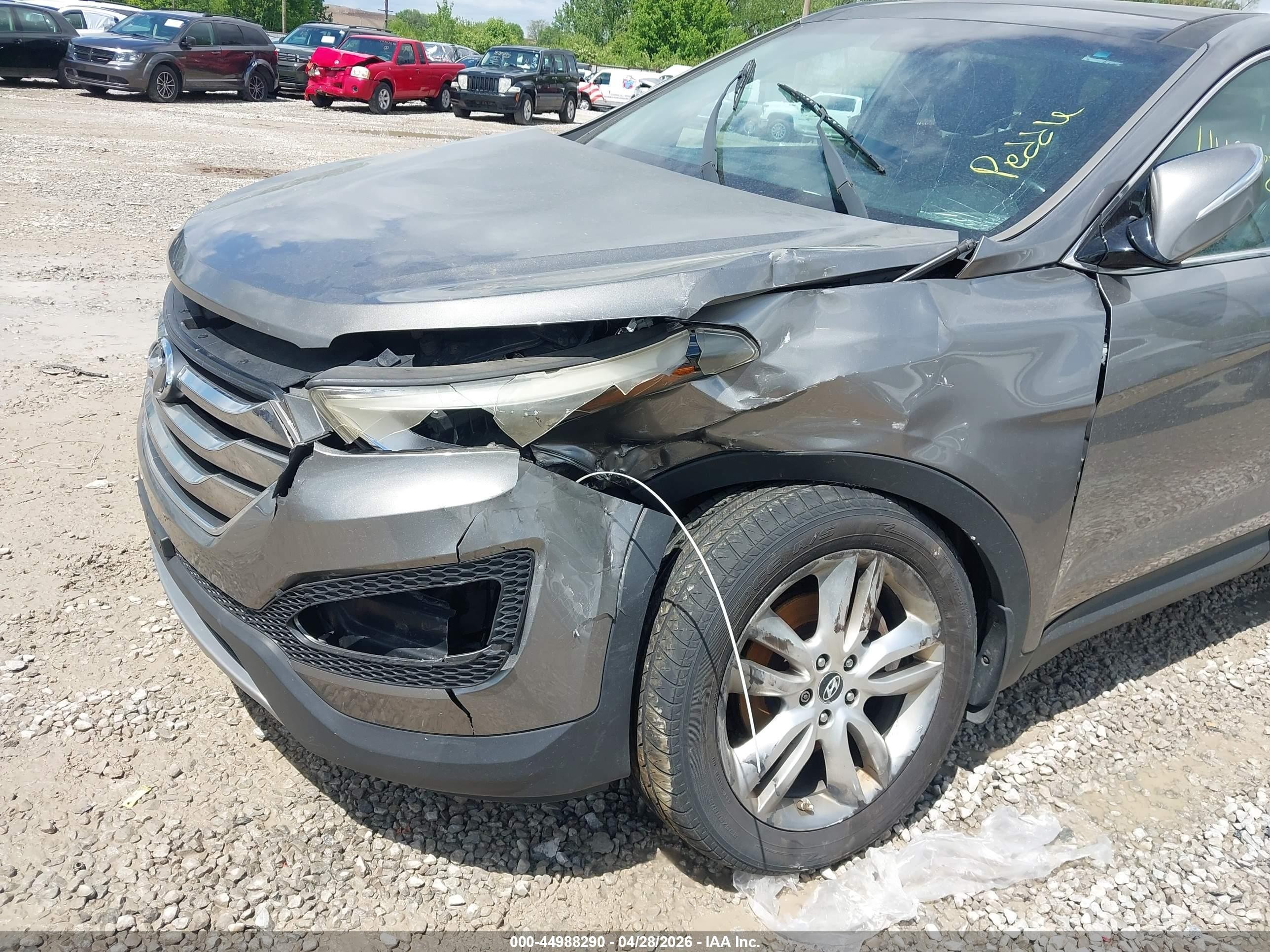 2013 Hyundai Santa Fe Sport 2.0t Серебряный vin: 5XYZWDLA6DG057885